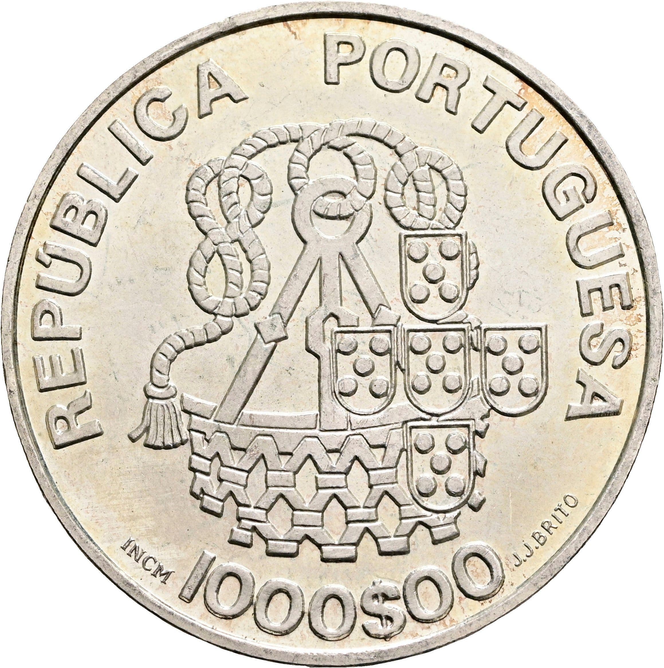 1000 Escudos 1998 – Rückseite