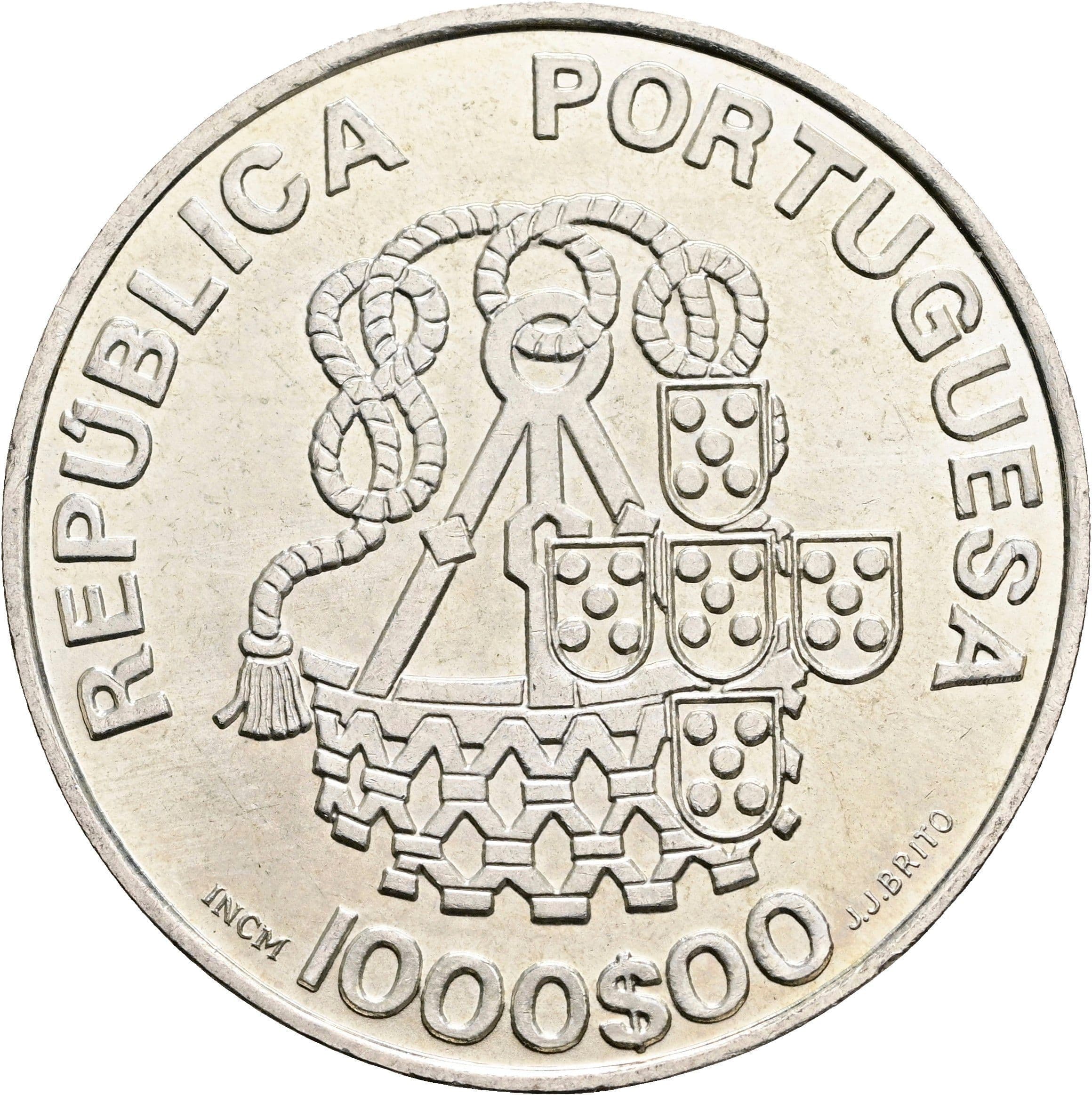 1000 Escudos 1998 – Rückseite