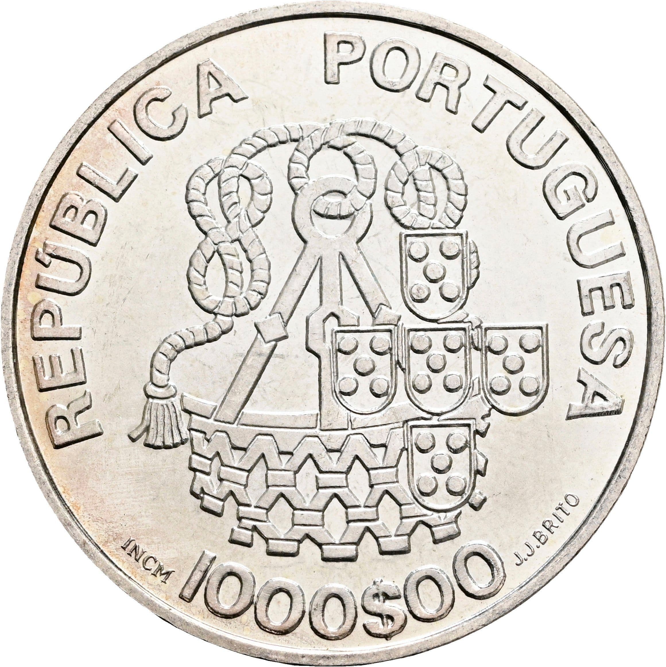 1000 Escudos 1998 – Rückseite