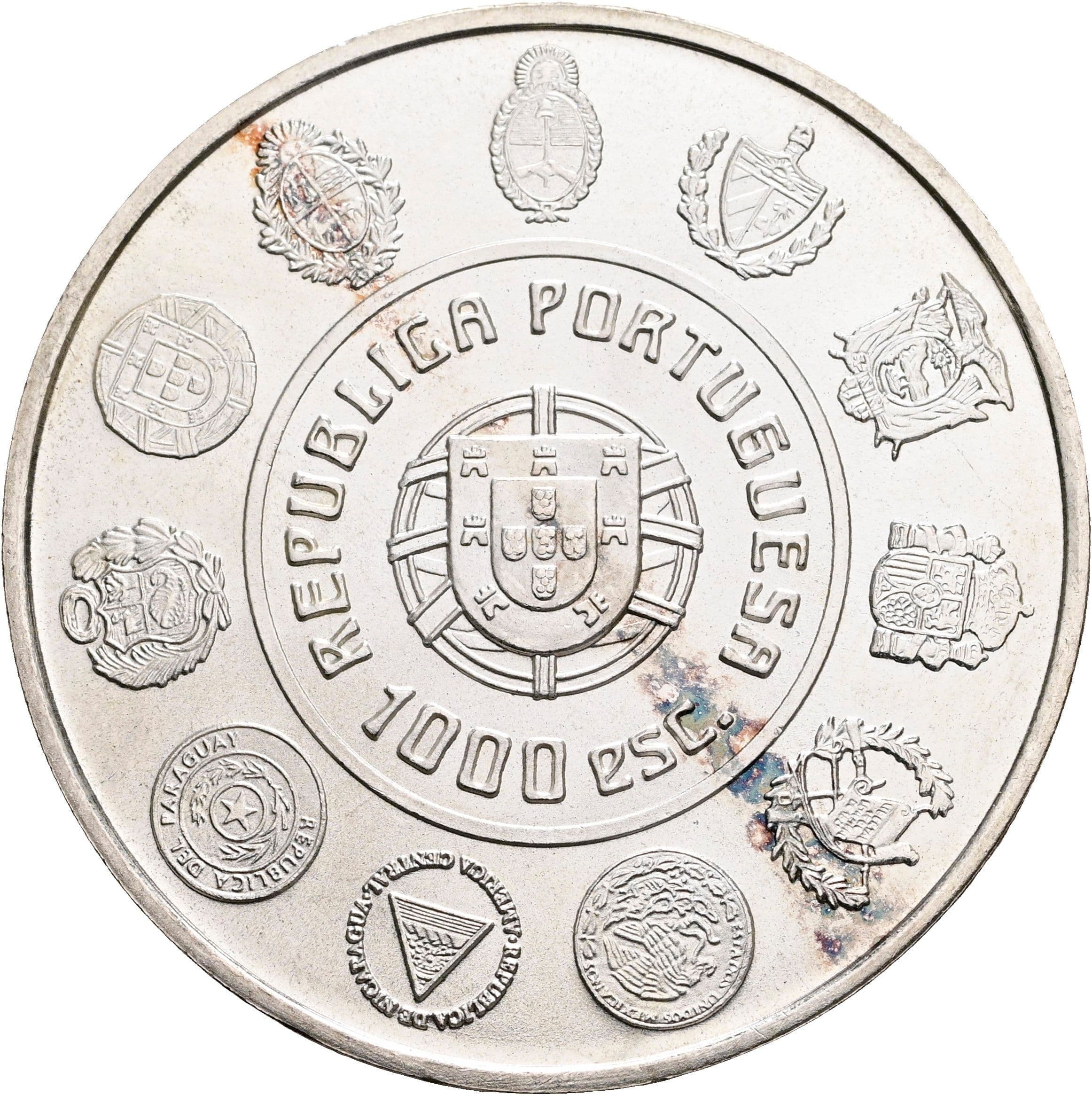 1000 Escudos 2000 – Rückseite
