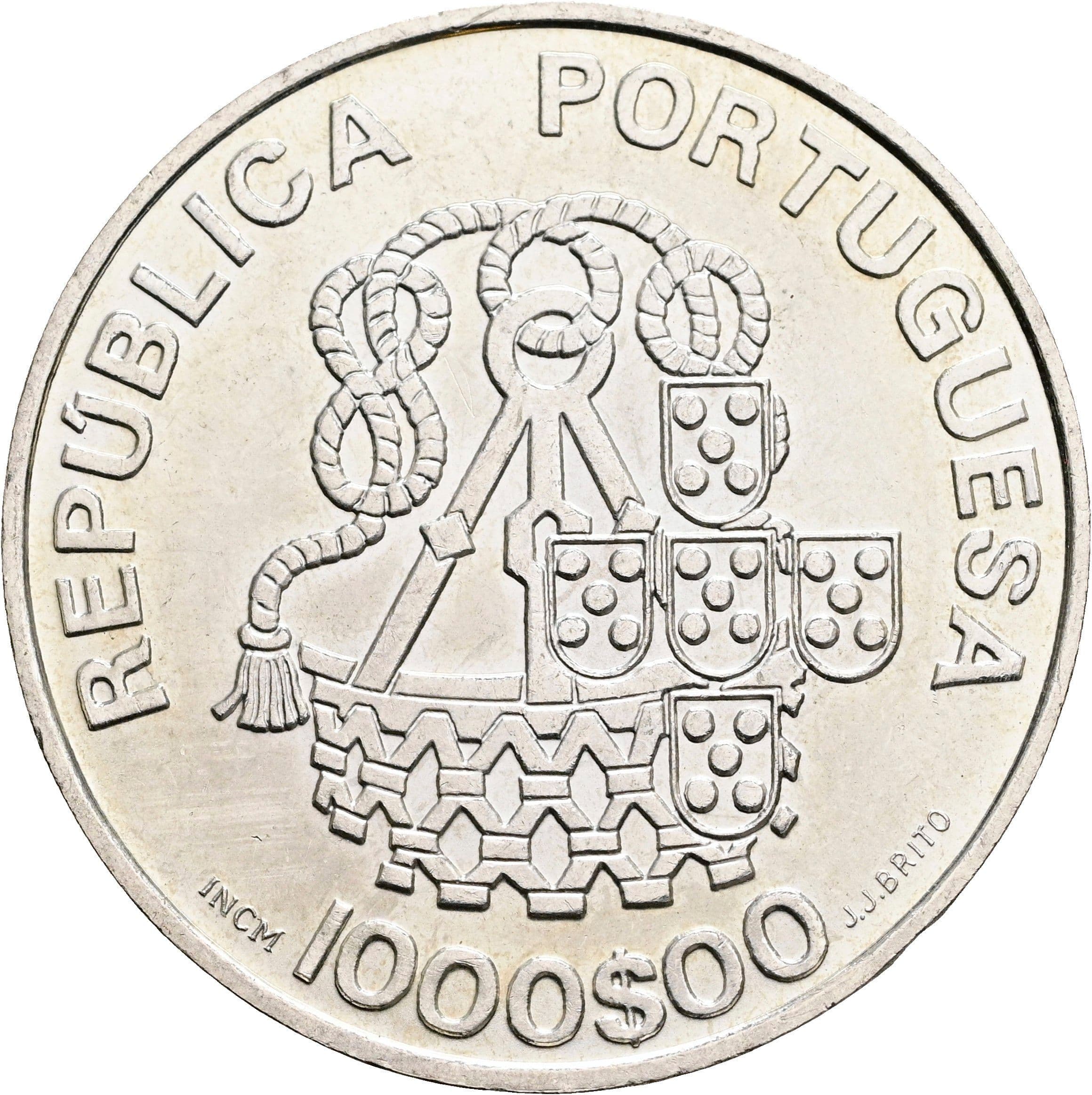 1000 Escudos 1998 – Rückseite