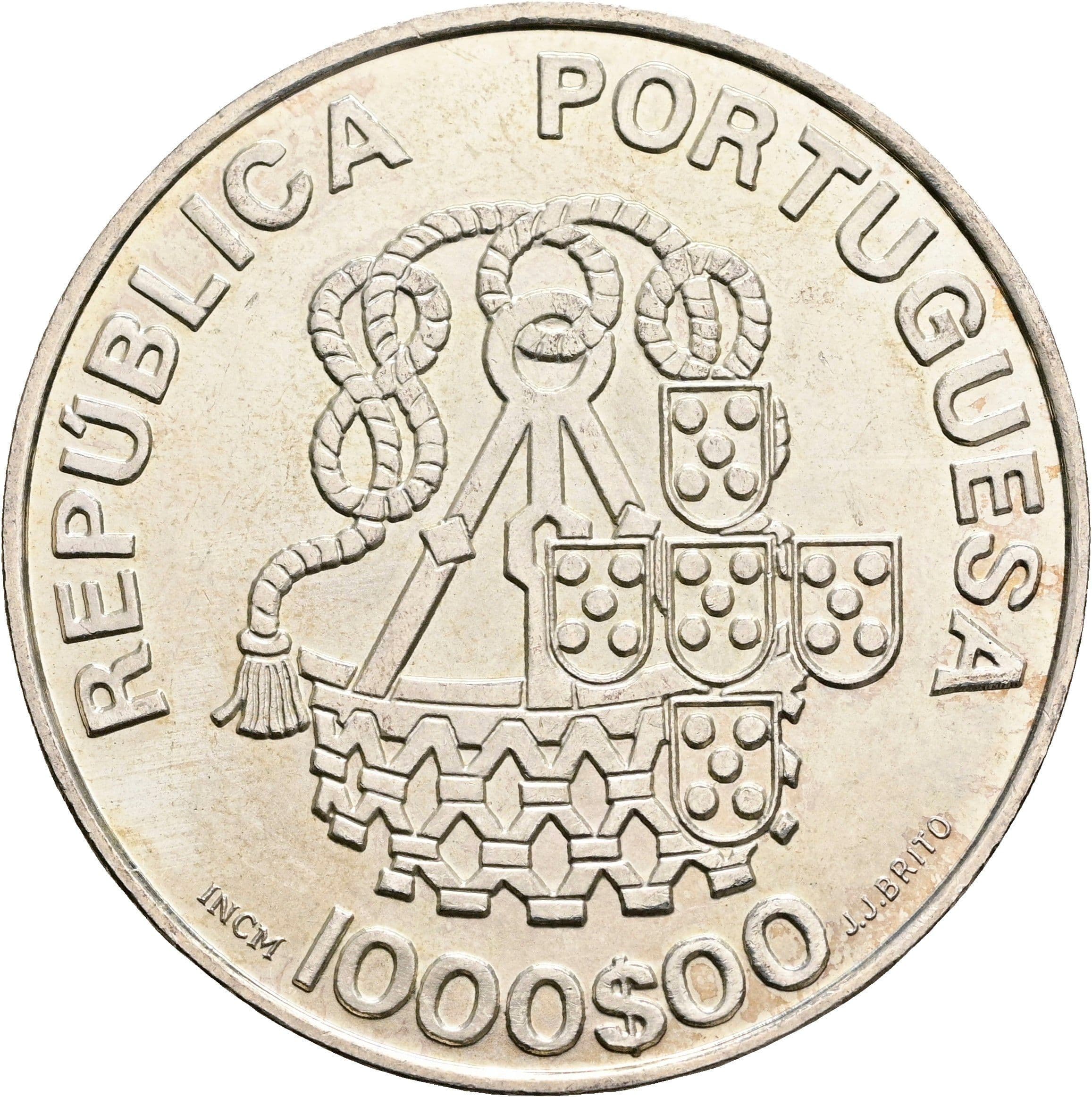 1000 Escudos 1998 – Rückseite