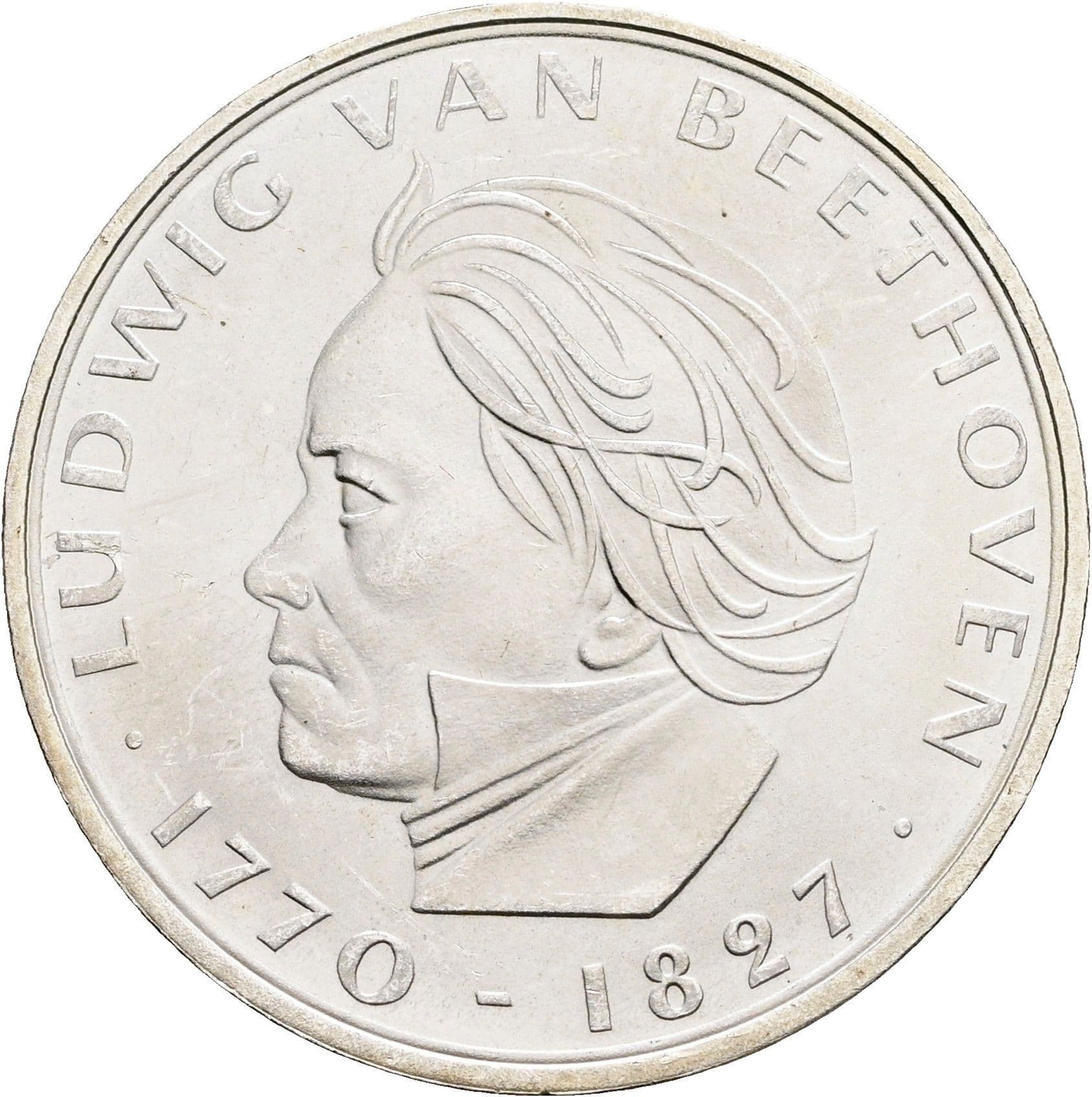 5 Deutsche Mark 1970 F – Vorderseite
