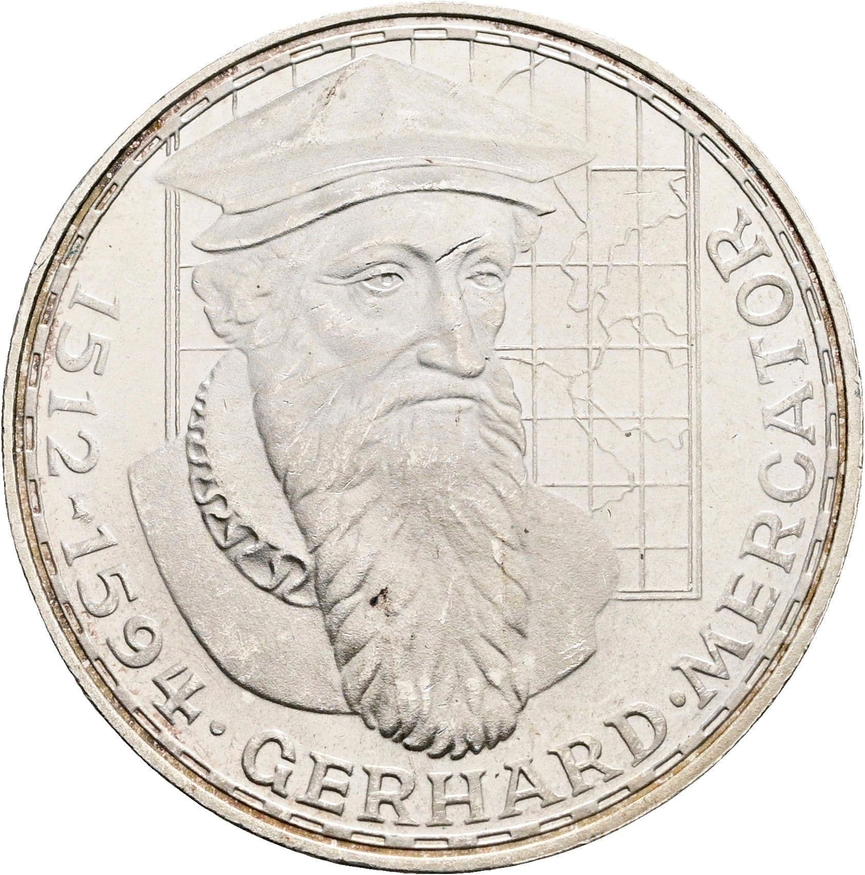 5 Deutsche Mark 1969 F – Vorderseite