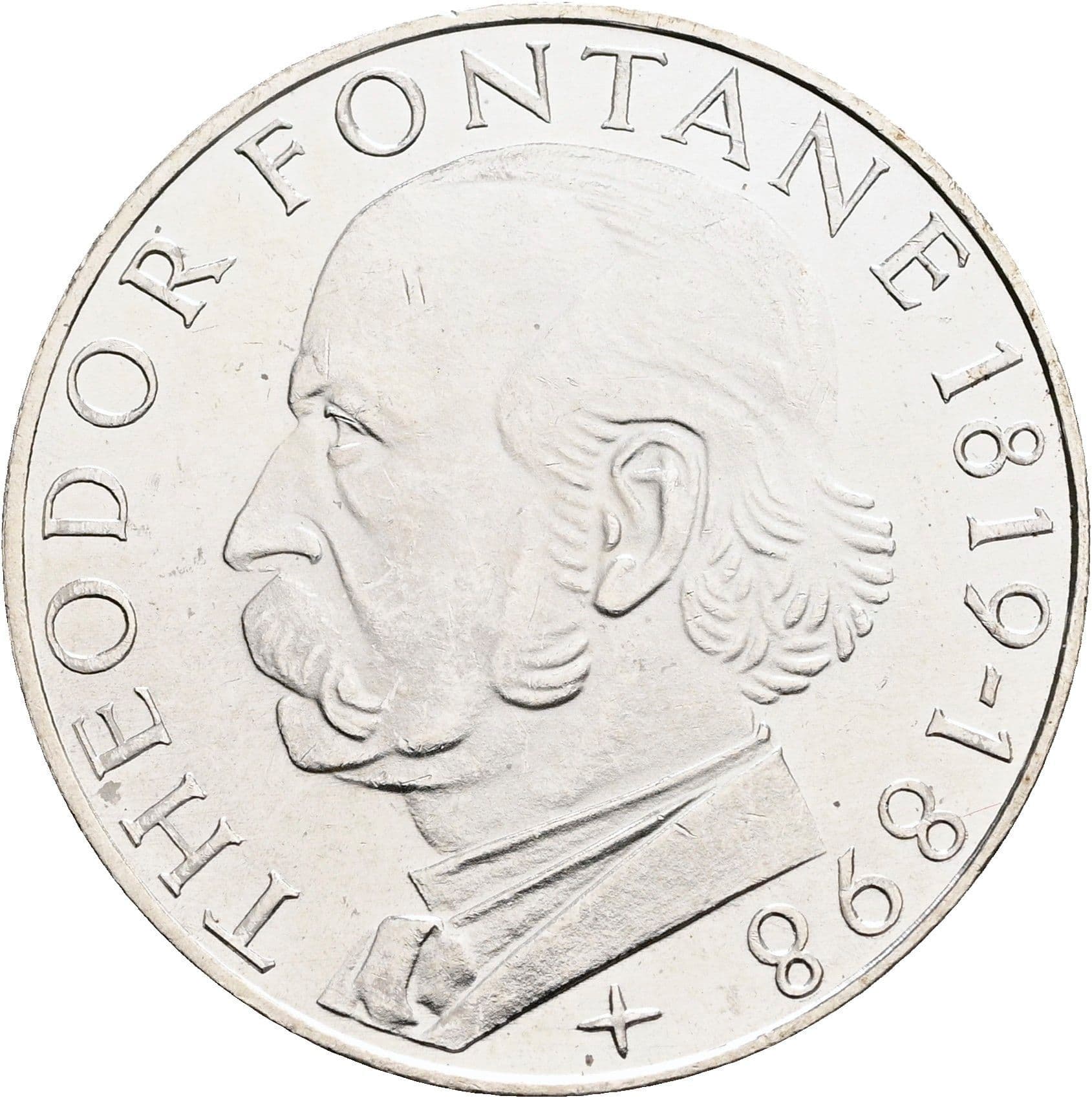 5 Deutsche Mark 1969 G – Vorderseite