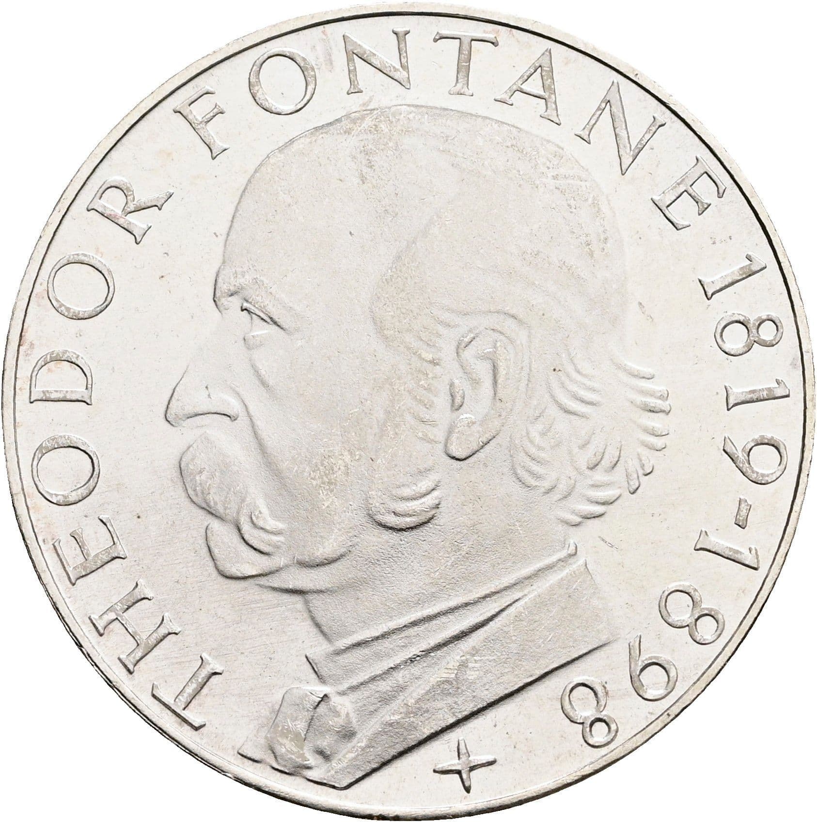 5 Deutsche Mark 1969 G – Vorderseite