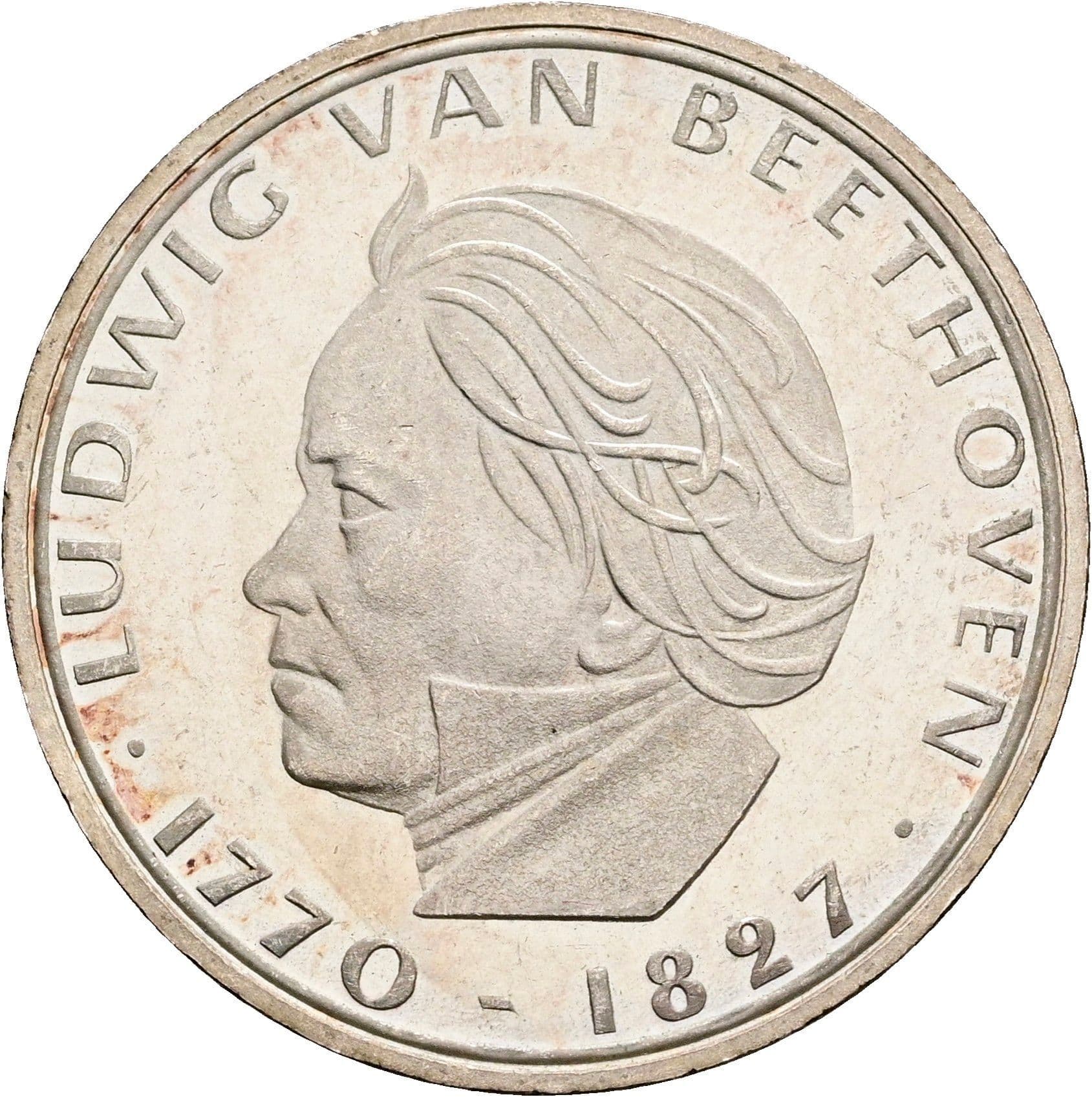 5 Deutsche Mark 1970 F – Vorderseite