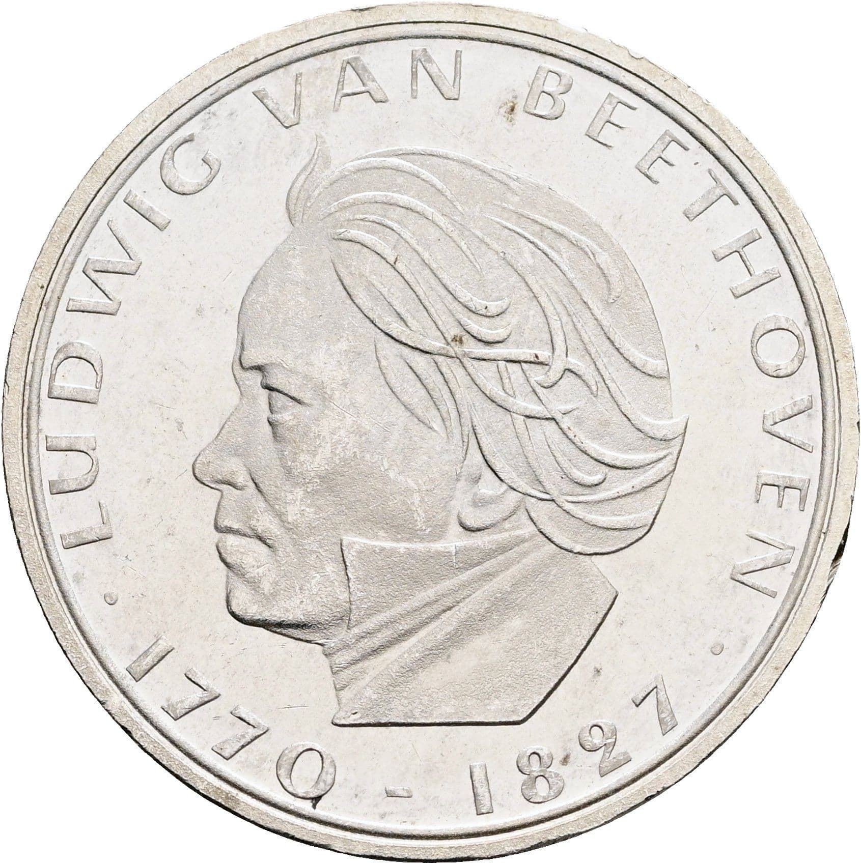 5 Deutsche Mark 1970 F – Vorderseite