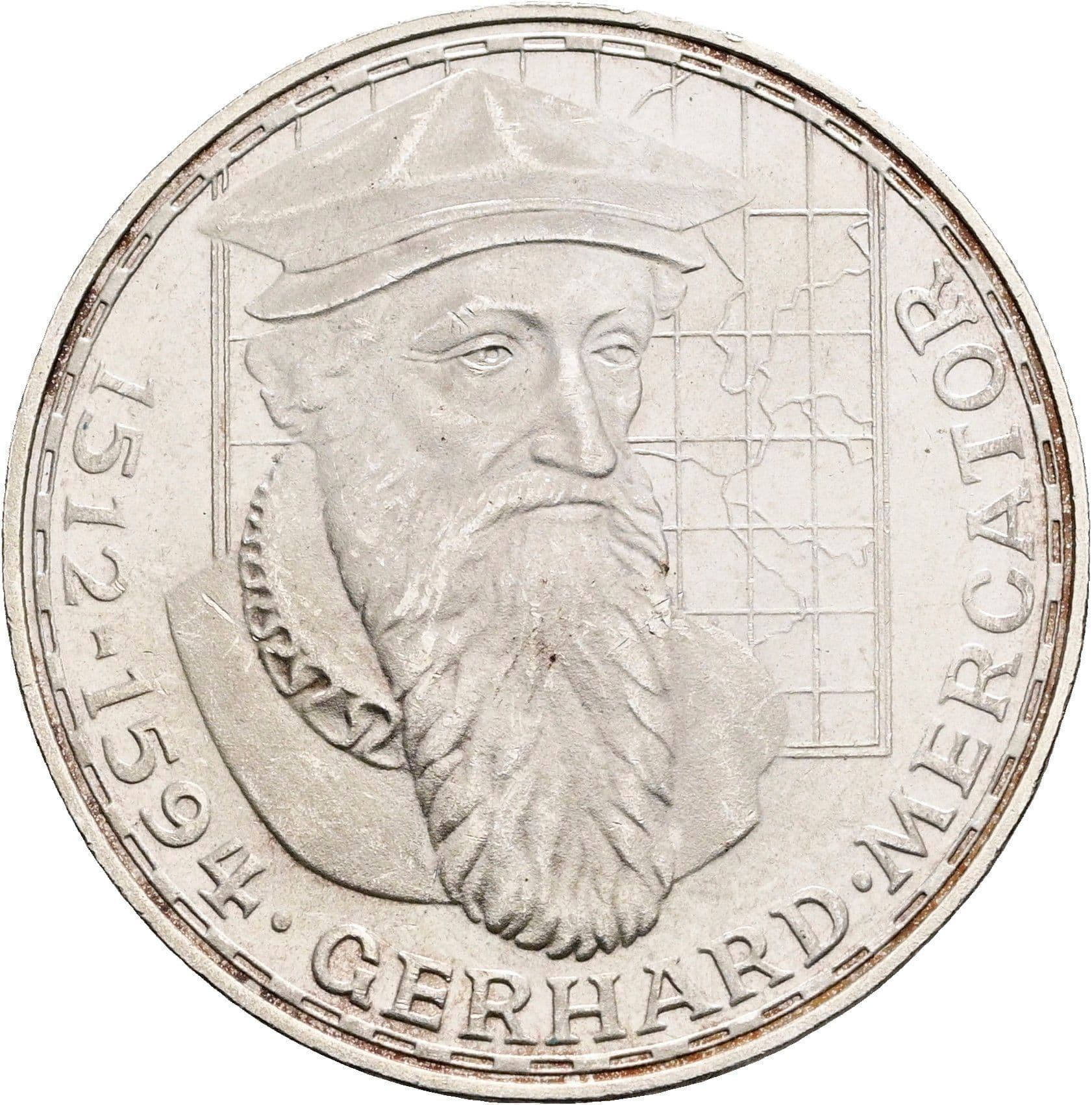 5 Deutsche Mark 1969 F – Vorderseite