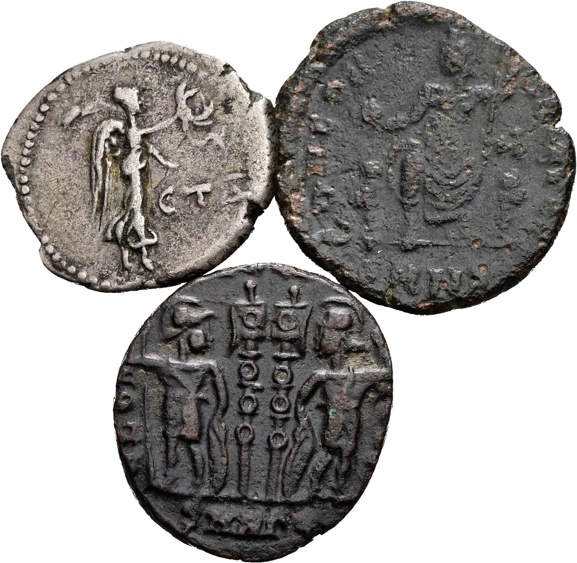 Lot Follis, Hemidrachme Caesarea, Bronze – Rückseite
