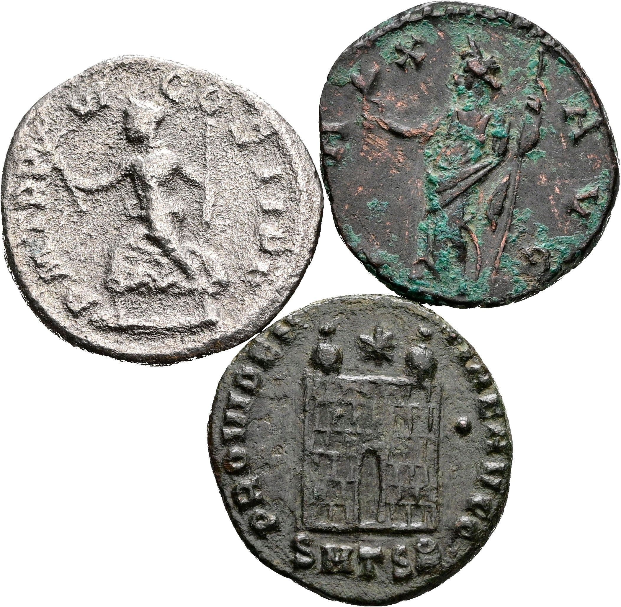 Lot Denar, Follis, Antoninian – Rückseite