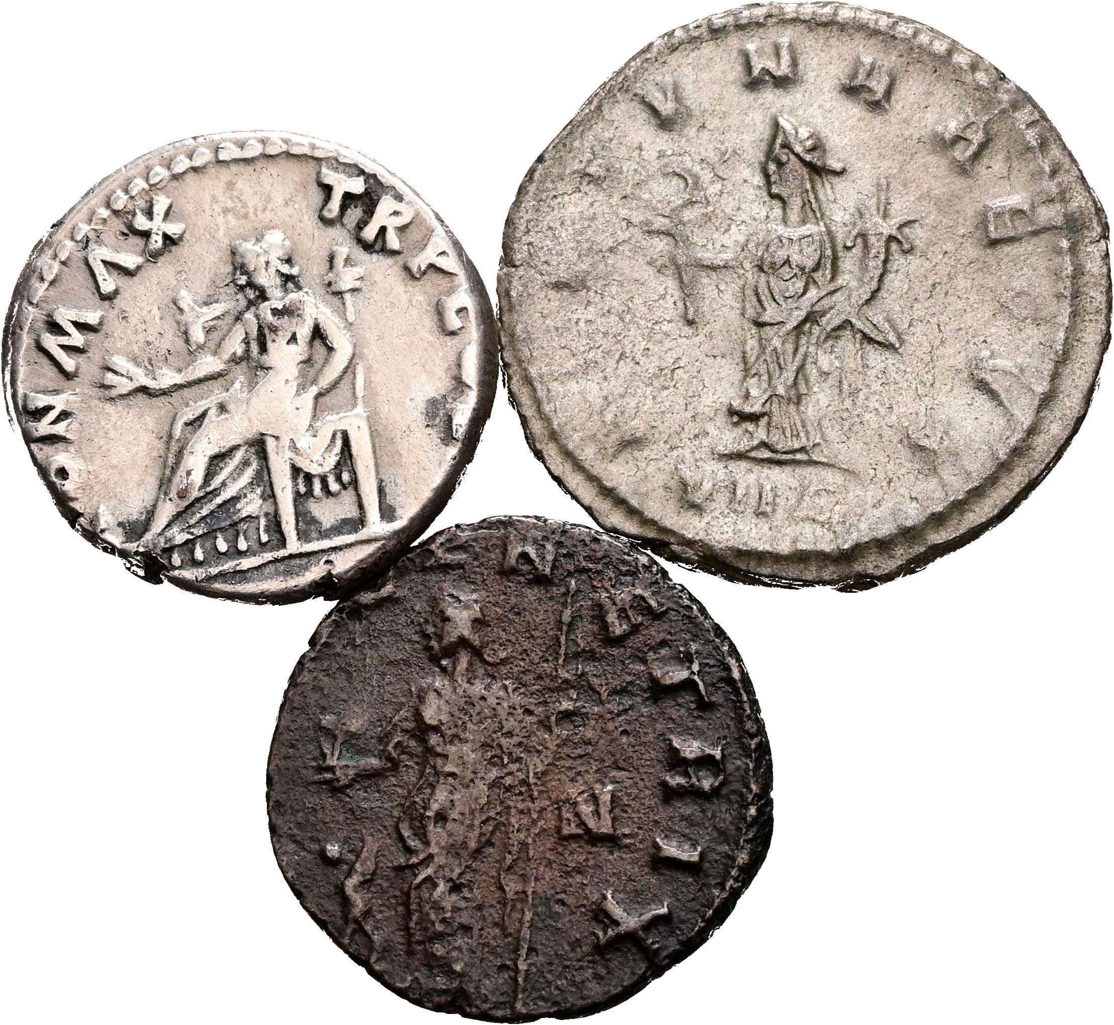 Lot Antoninian, Antoninian reduziert, Denar subareat – Rückseite