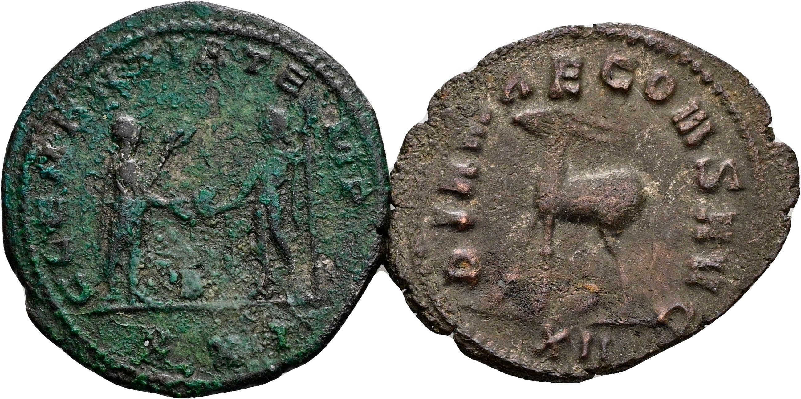 Lot 2 Stück Antoniniane