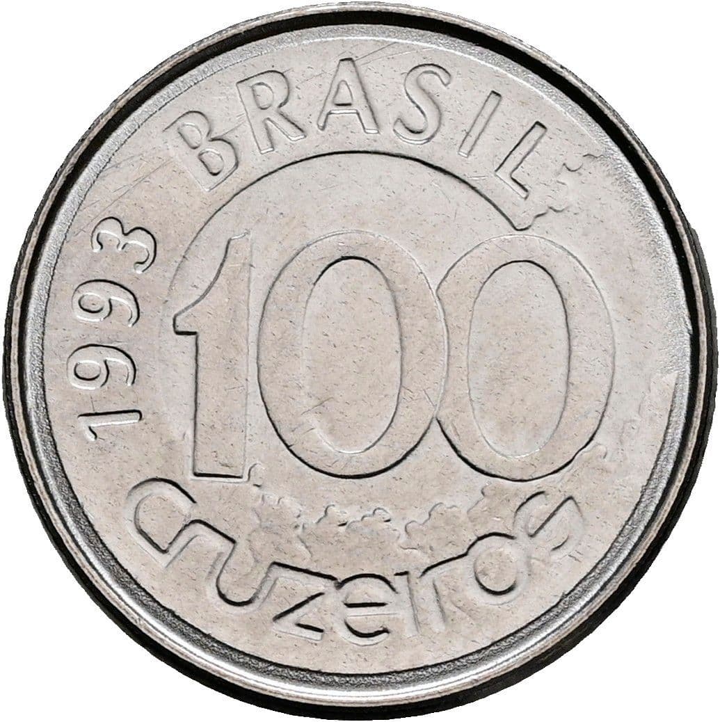 100 Cruzeiros 1993 – Vorderseite