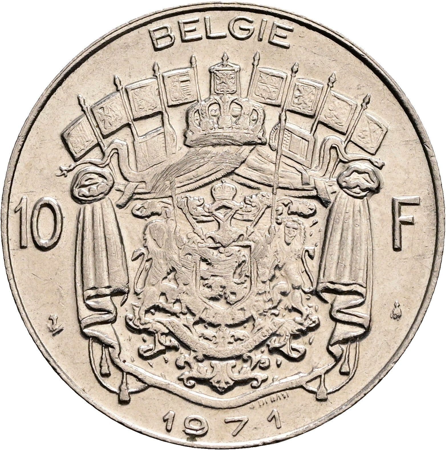 10 Frank 1971 – Rückseite