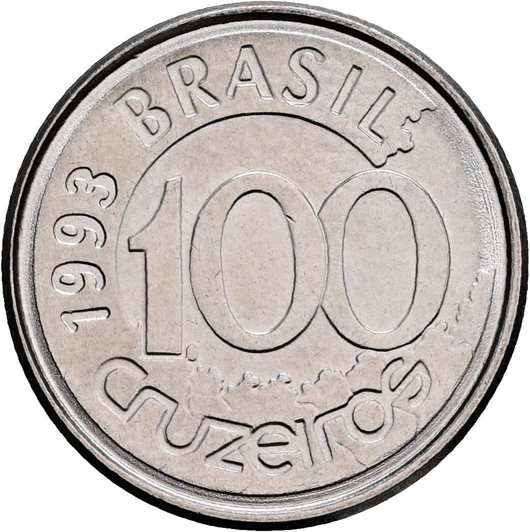 100 Cruzeiros 1993 – Vorderseite