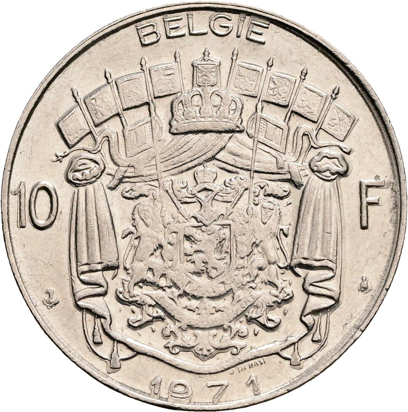 10 Frank 1971 – Rückseite