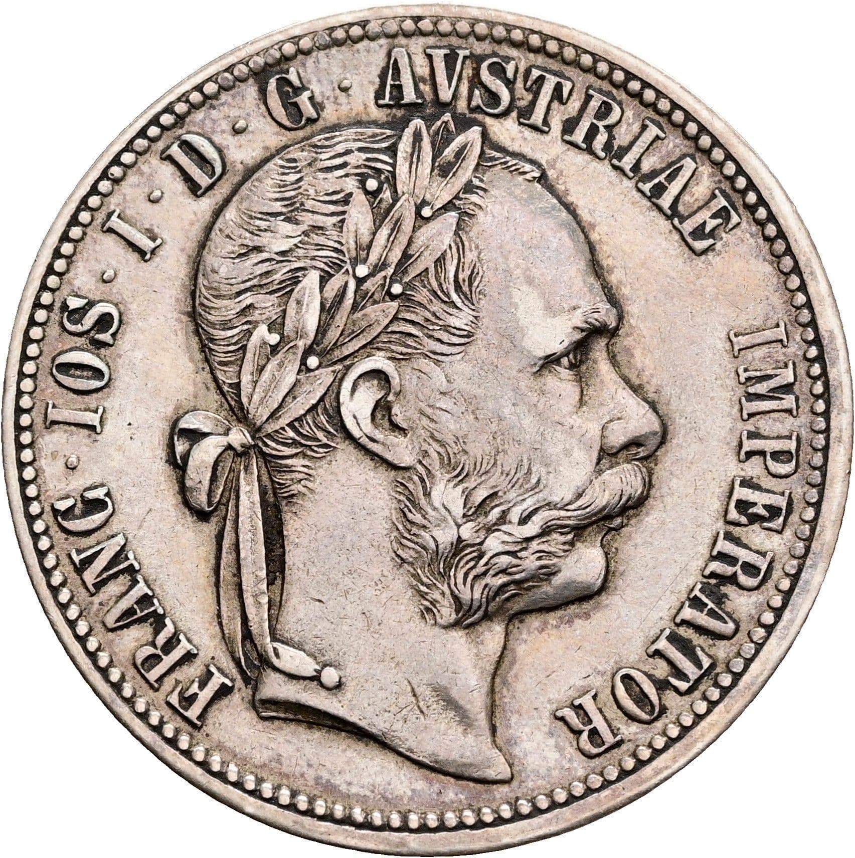 1 Gulden Franz Joseph I. 1848-1916 1879 – Vorderseite