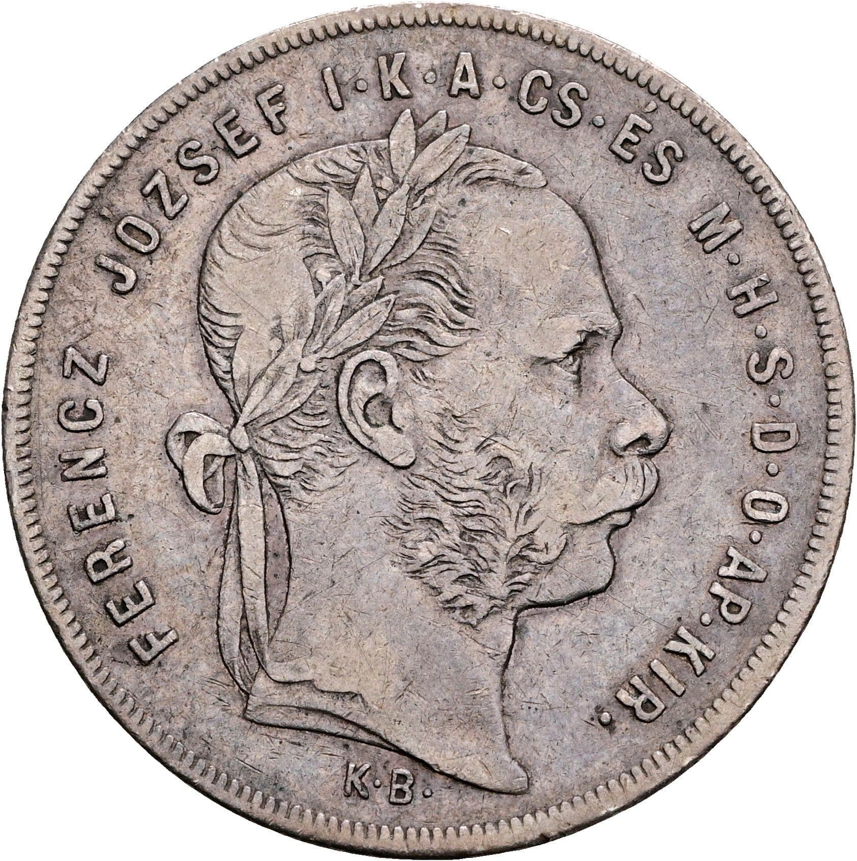 1 Forint Franz Joseph I. 1848-1916 1879 KB – Vorderseite