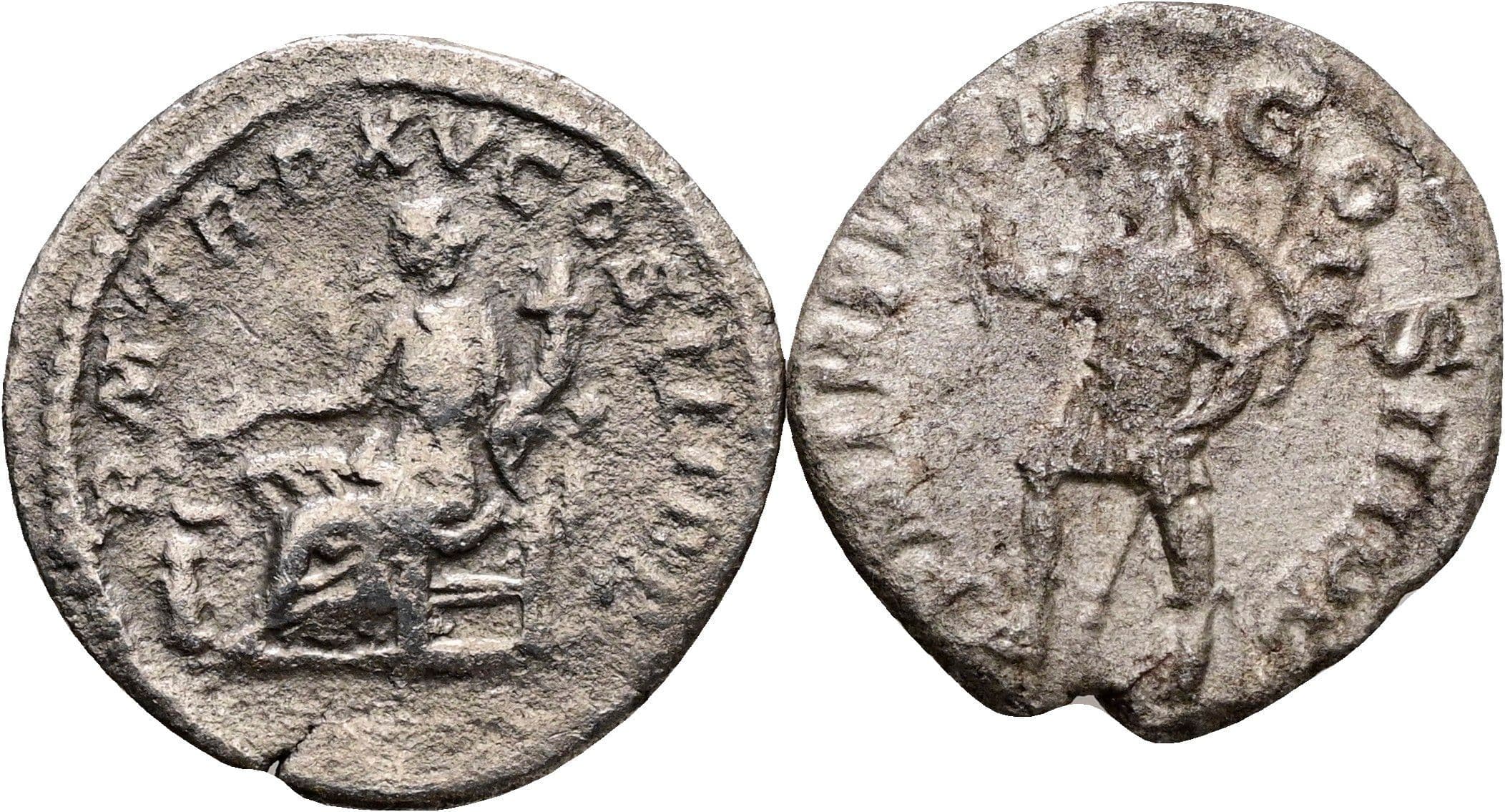 Lot mit 2 Denaren Alexander Severus und Elagabalus – Rückseite