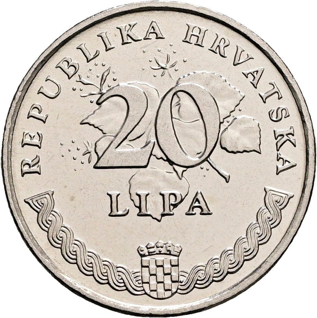20 Lipa 1995 – Vorderseite