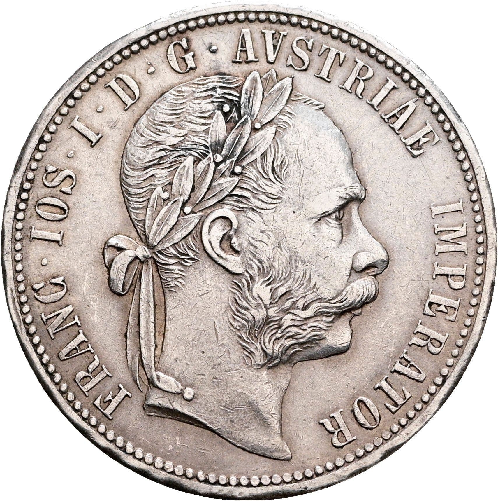 1 Gulden Franz Joseph I. 1848-1916 1879 – Vorderseite