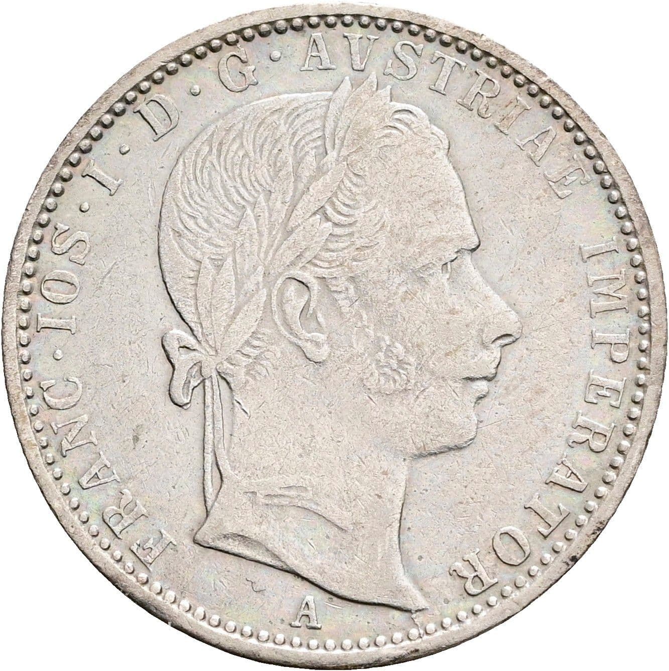 1/4 Gulden Franz Joseph I. 1848-1916 1859 A – Vorderseite