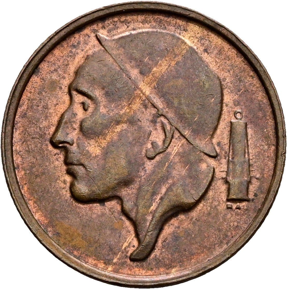 50 Centimes 1982 – Vorderseite
