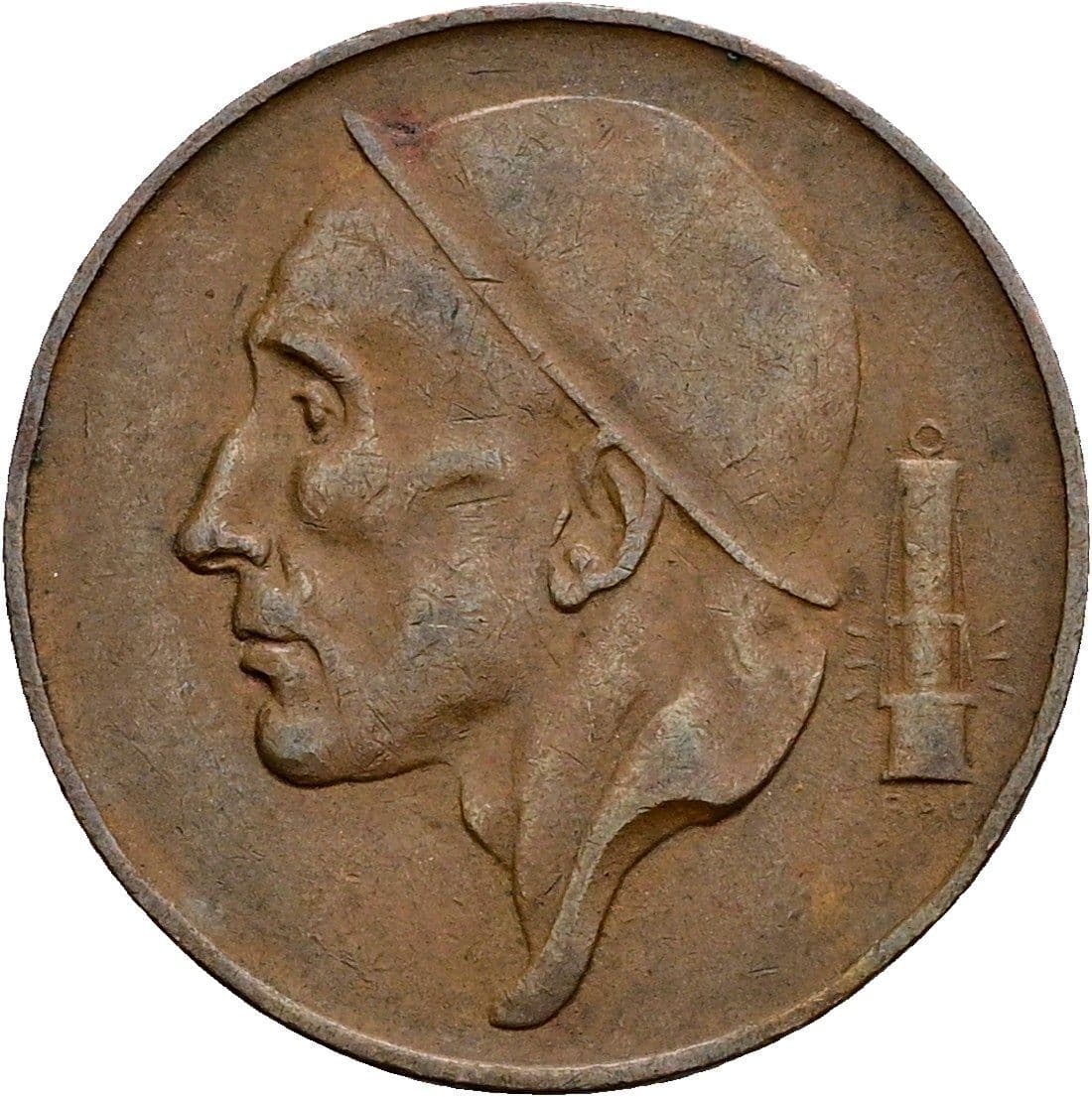 50 Centimes 1955 – Vorderseite
