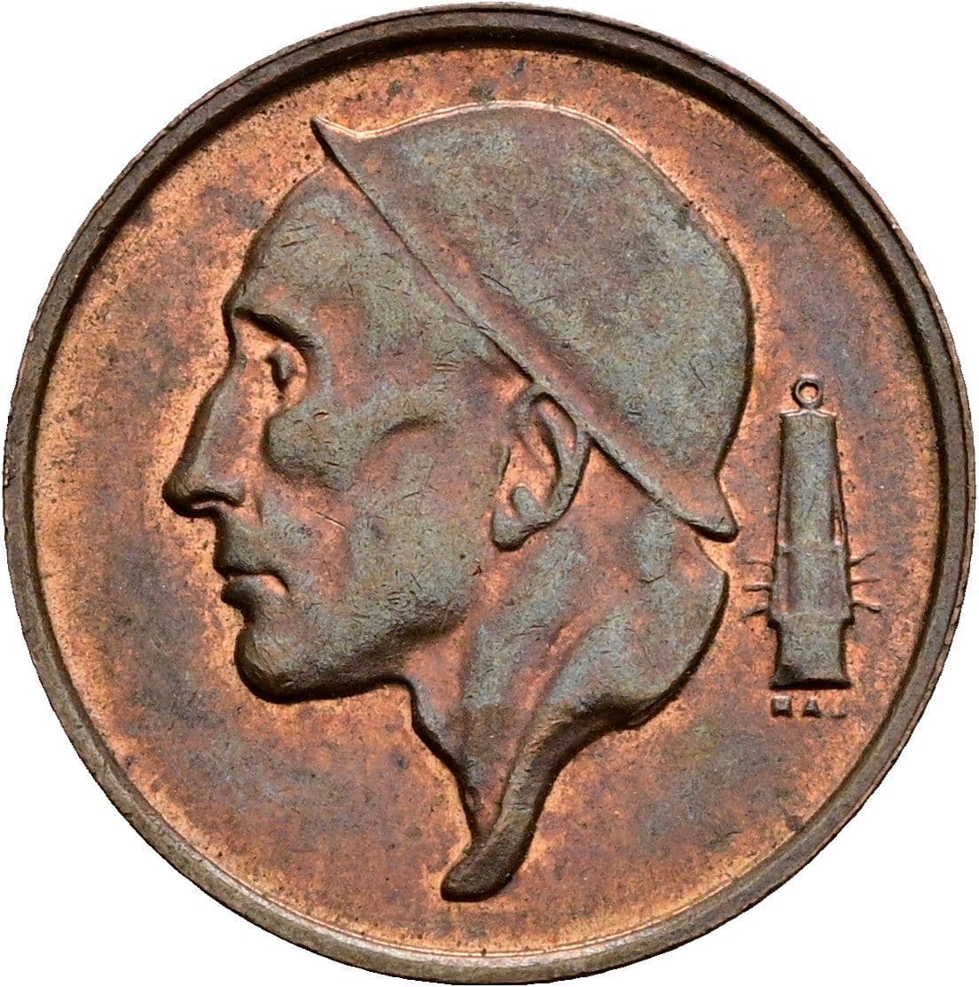 50 Centimes 1980 – Vorderseite