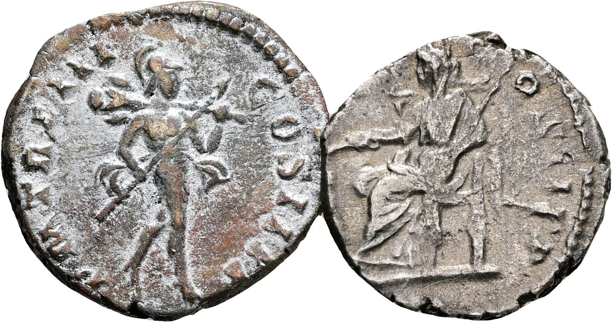 Lot 2 Stück Denare Septimius Severus 193-211 AC – Rückseite