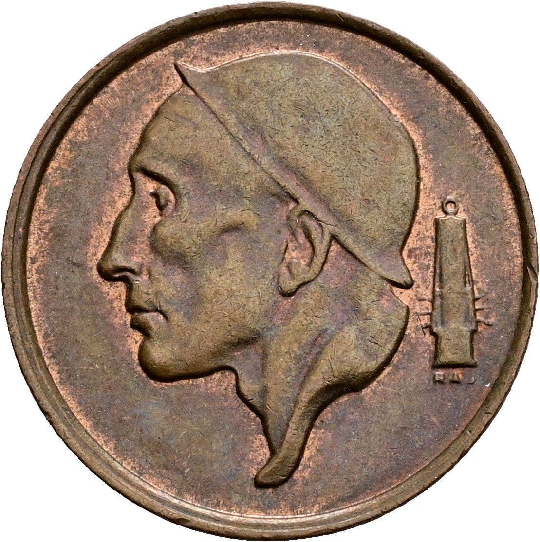 50 Centimes 1980 – Vorderseite