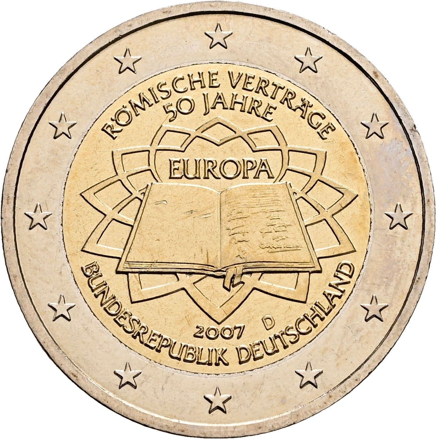 2 Euro 2007 D – Rückseite