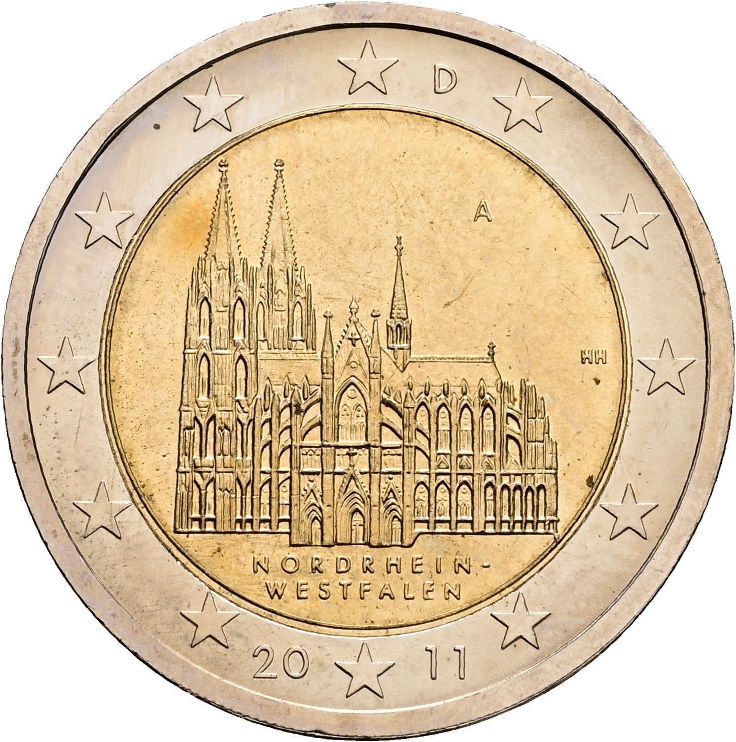 2 Euro 2011 D – Rückseite