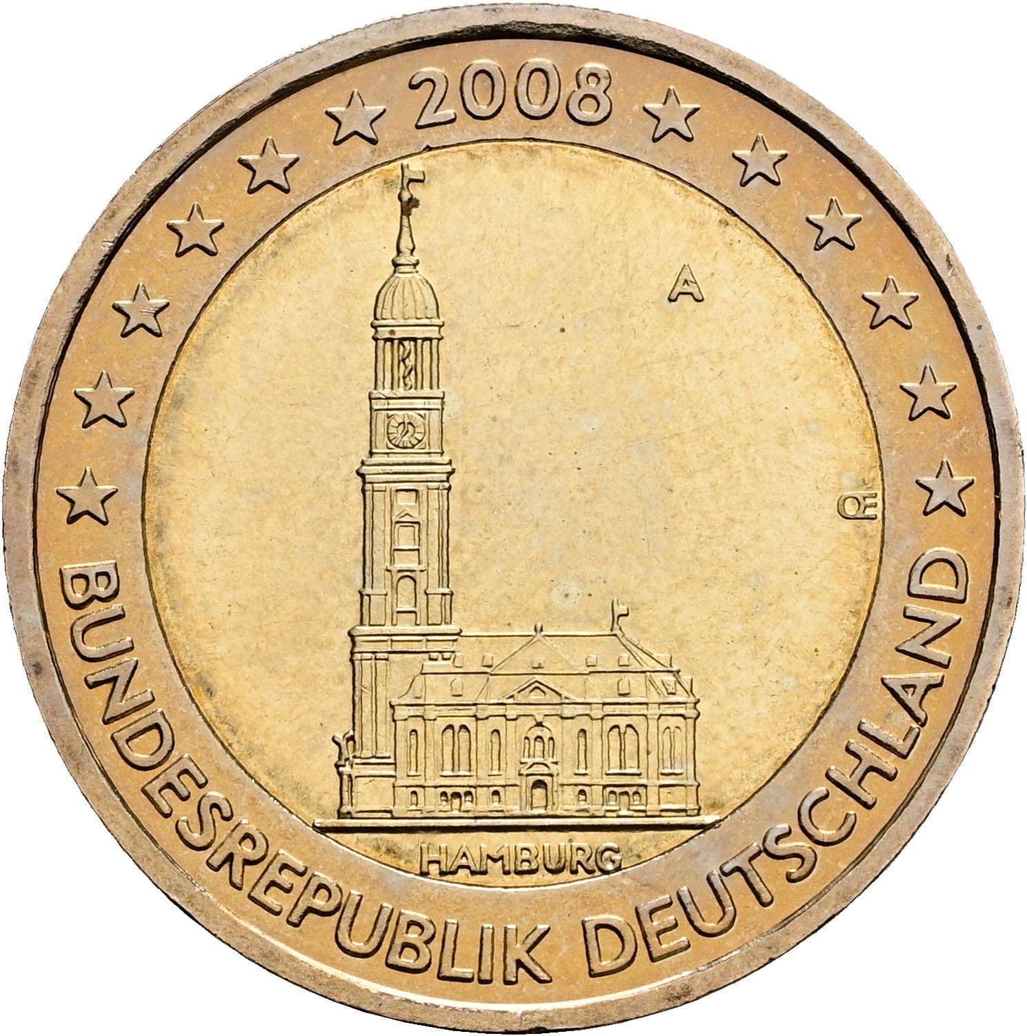 2 Euro 2008 A – Rückseite