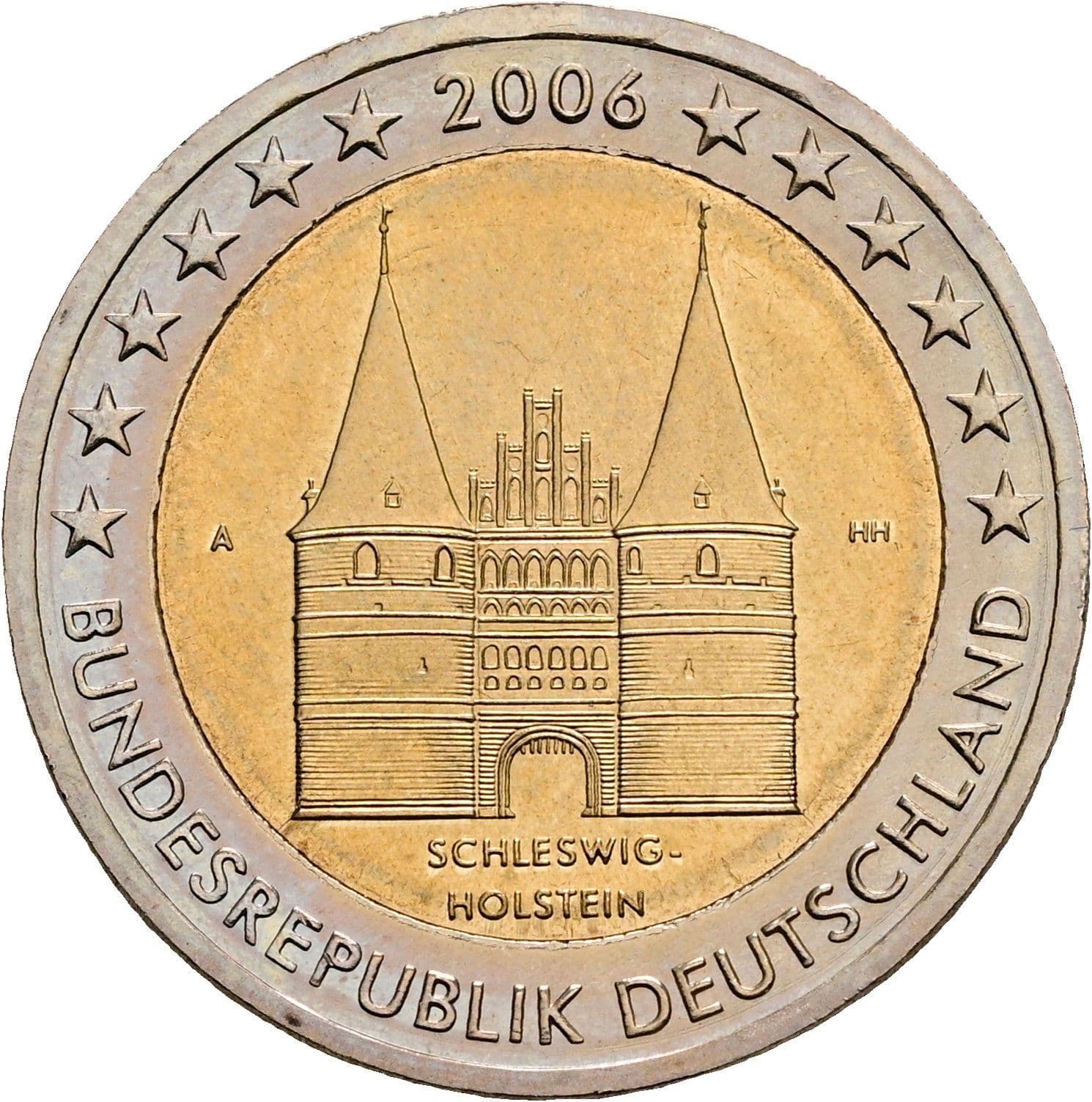 2 Euro 2006 A – Rückseite