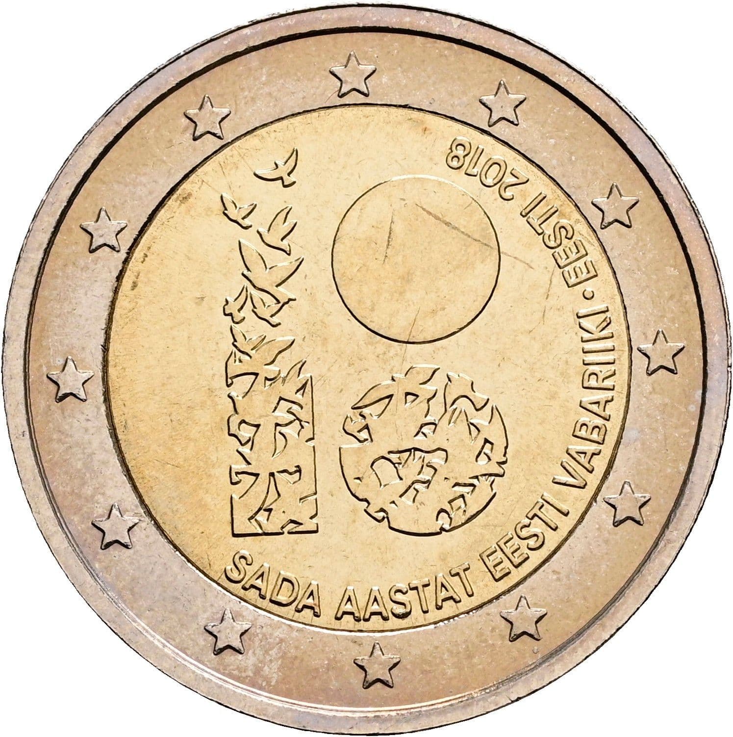 2 Euro 2018 – Rückseite