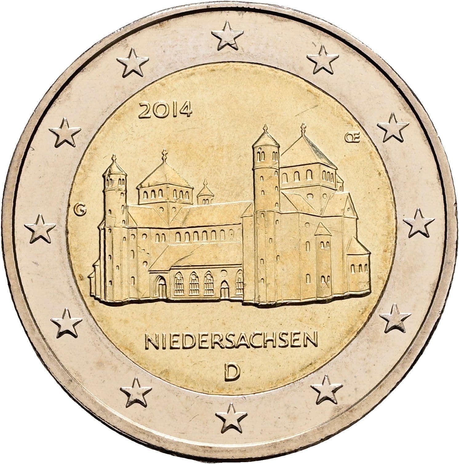 2 Euro 2014 D – Rückseite