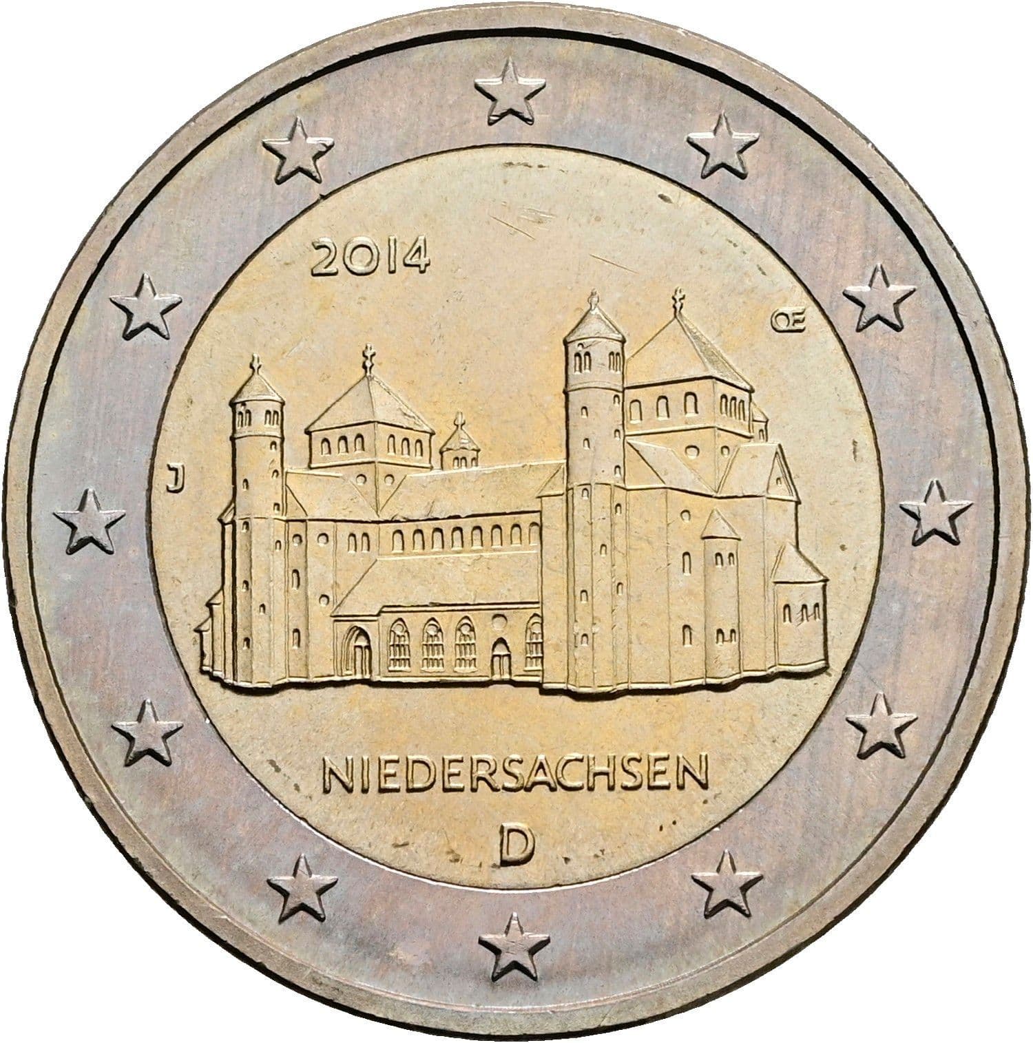 2 Euro 2014 D – Rückseite