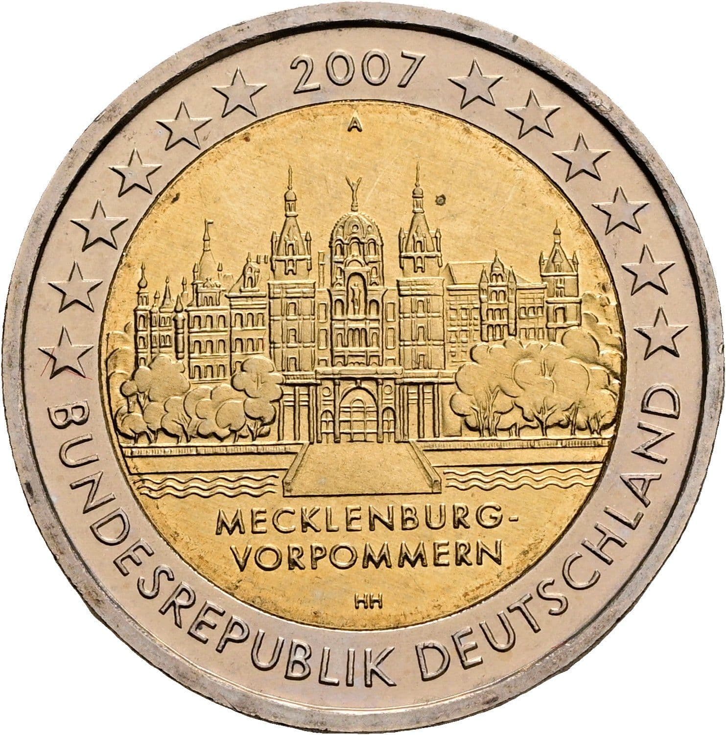 2 Euro 2007 A – Rückseite