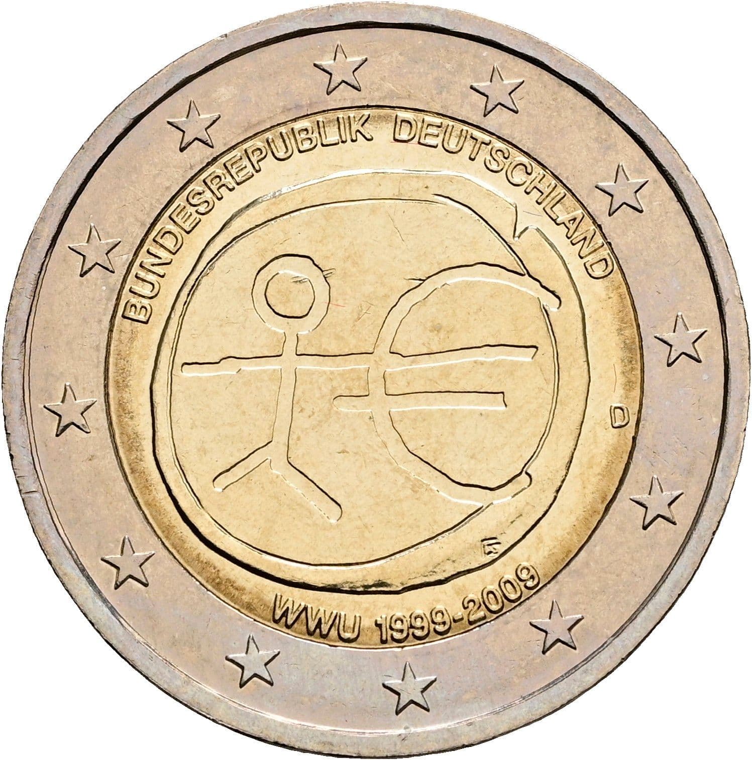 2 Euro 2009 D – Rückseite