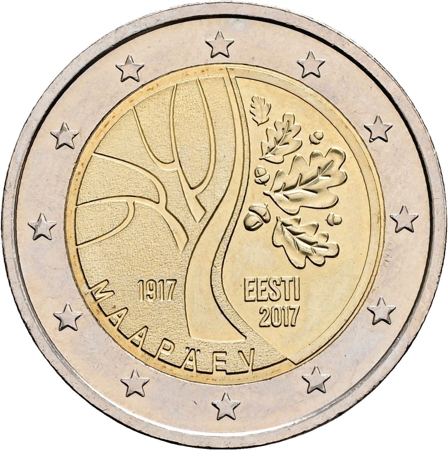 2 Euro 2017 – Rückseite