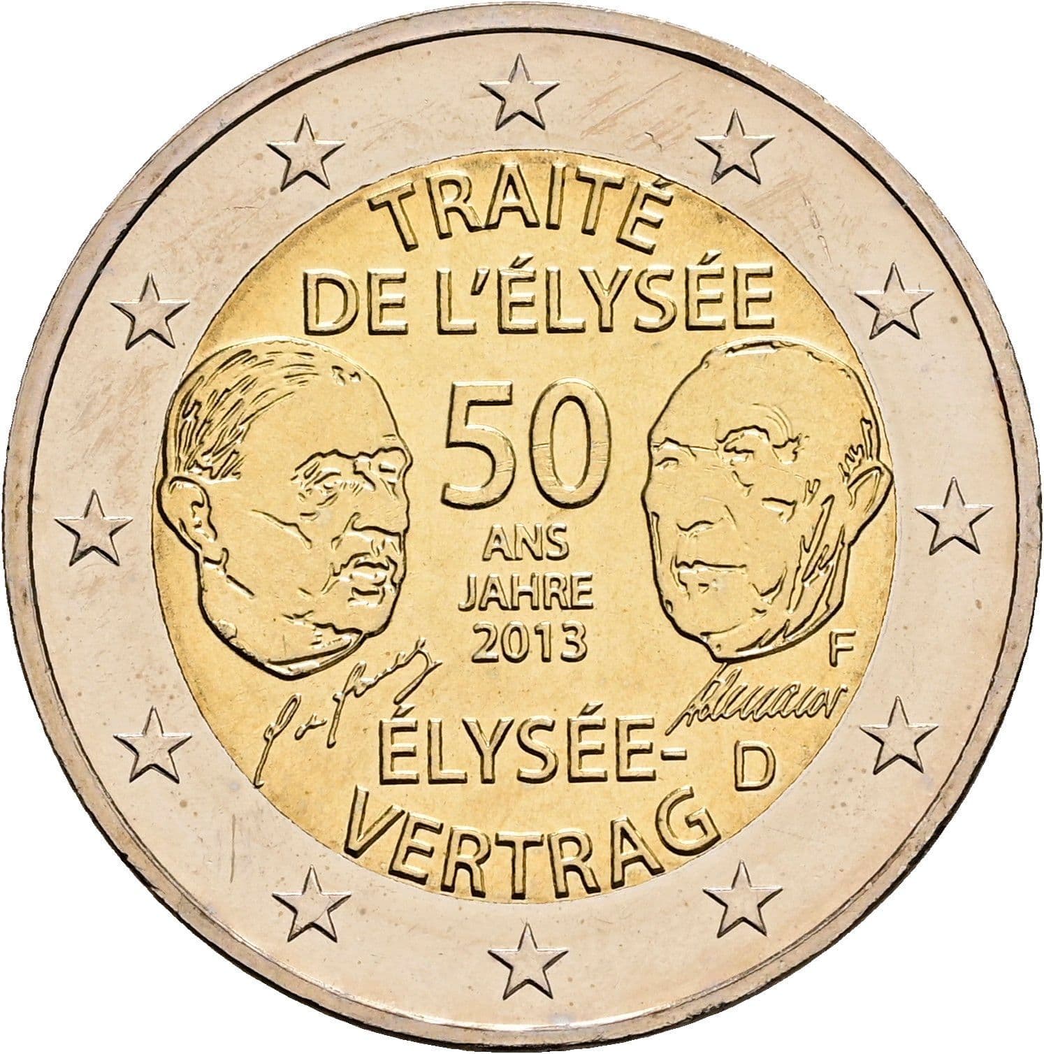 2 Euro 2013 D – Rückseite