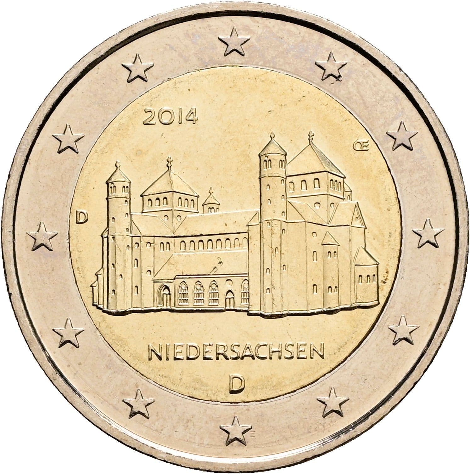 2 Euro 2014 D – Rückseite