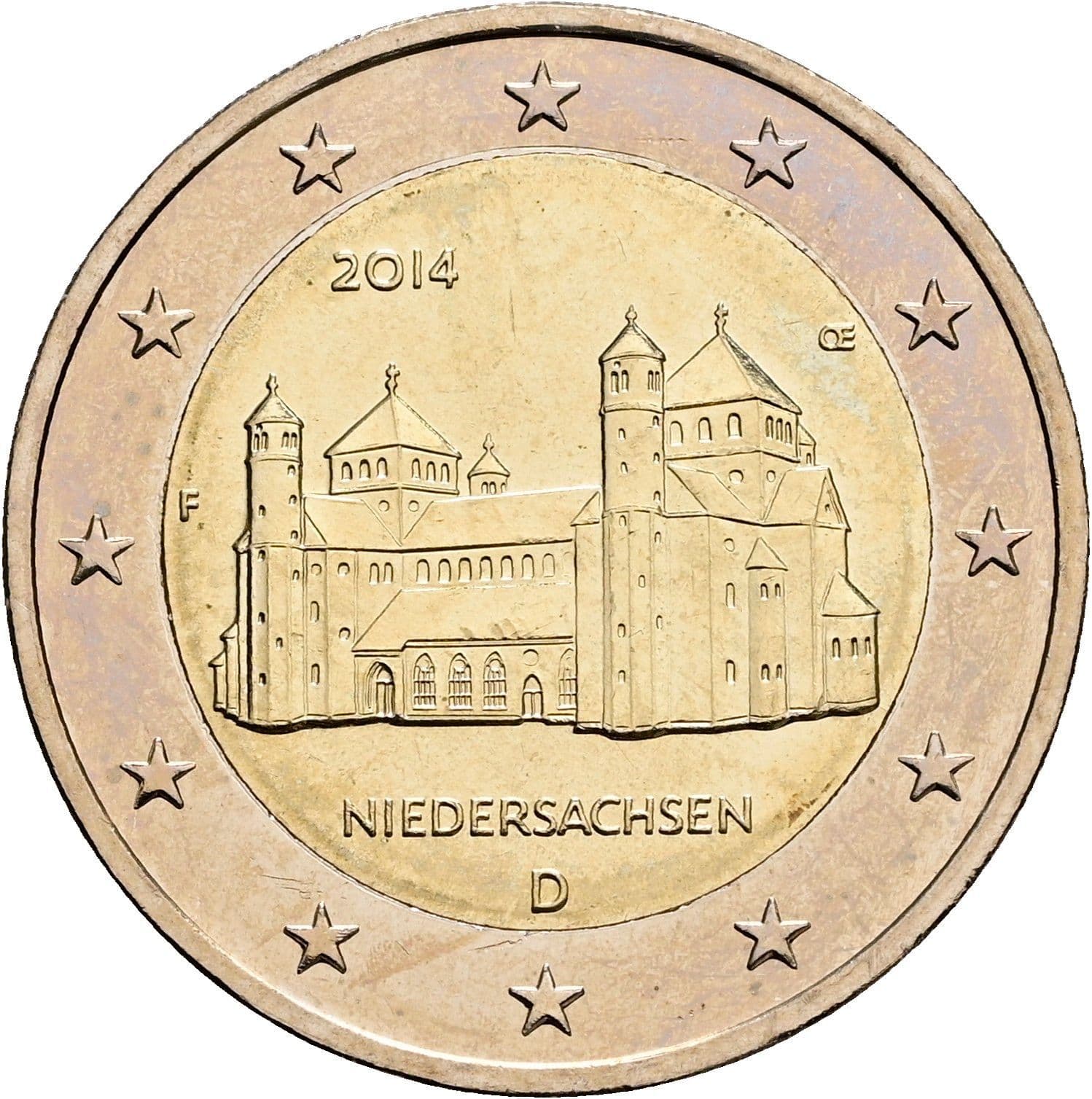 2 Euro 2014 D – Rückseite
