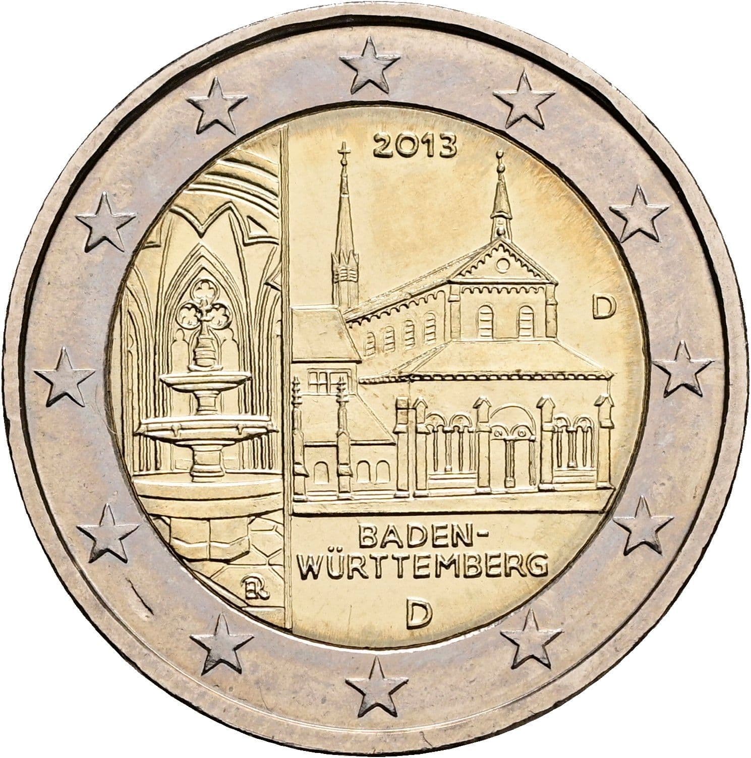 2 Euro 2013 D – Rückseite