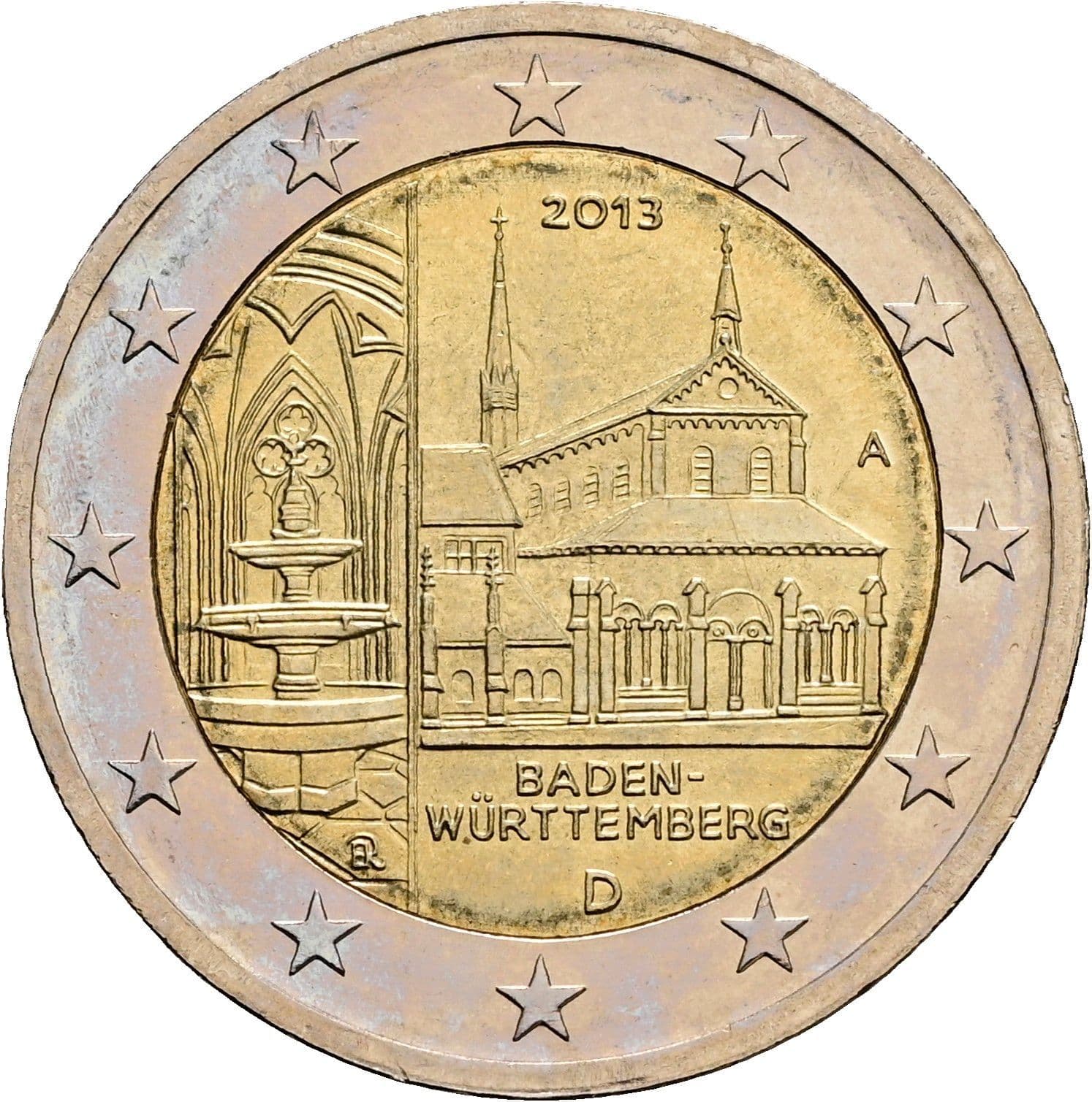 2 Euro 2013 D – Rückseite
