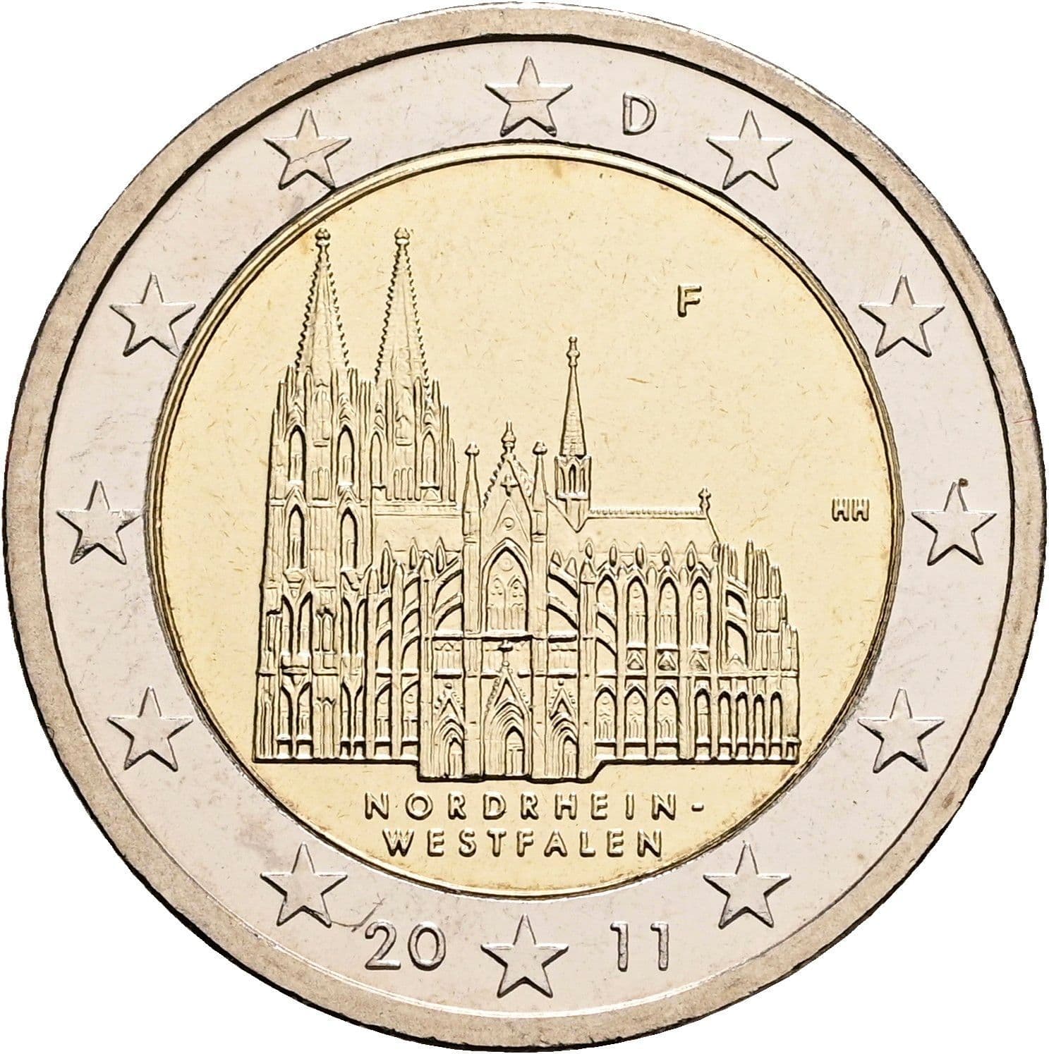 2 Euro 2011 F – Rückseite