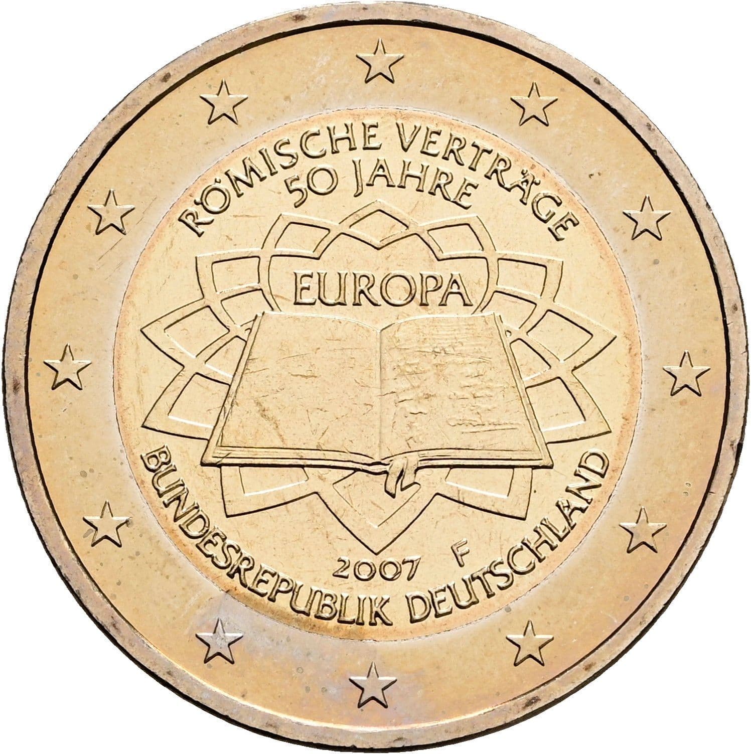 2 Euro 2007 F – Rückseite