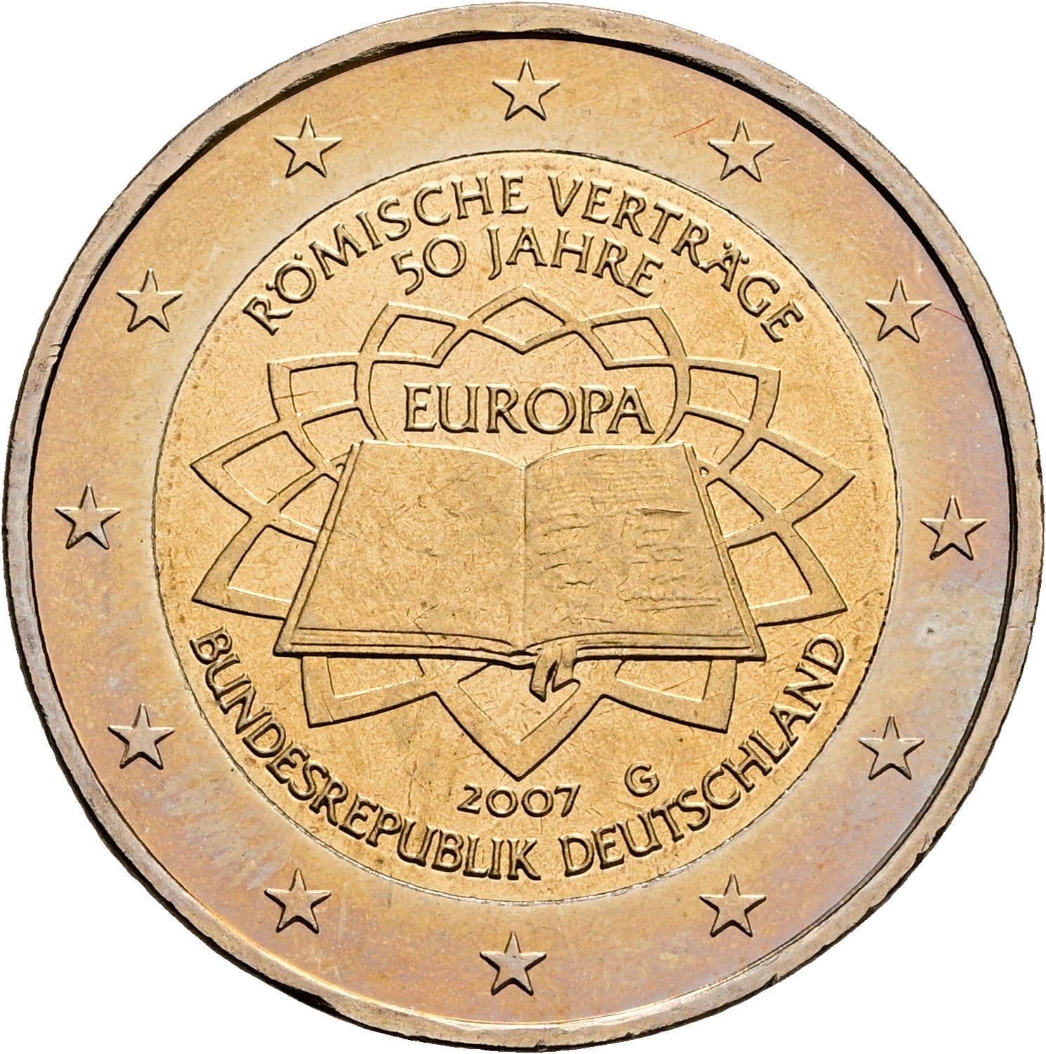 2 Euro 2007 G – Rückseite